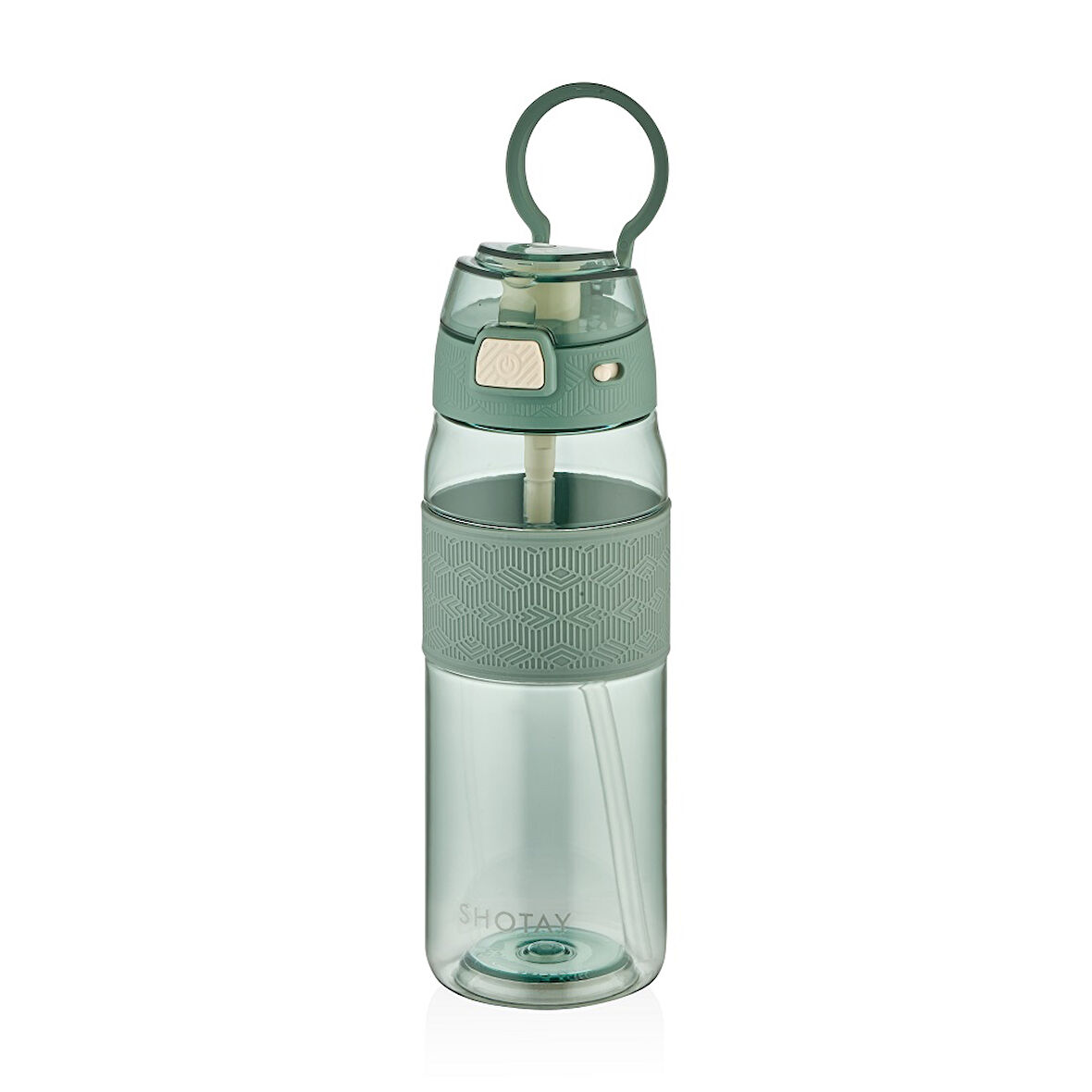 Shotay ST-7202 600ml Yeşil Pipetli Tritan Matara
