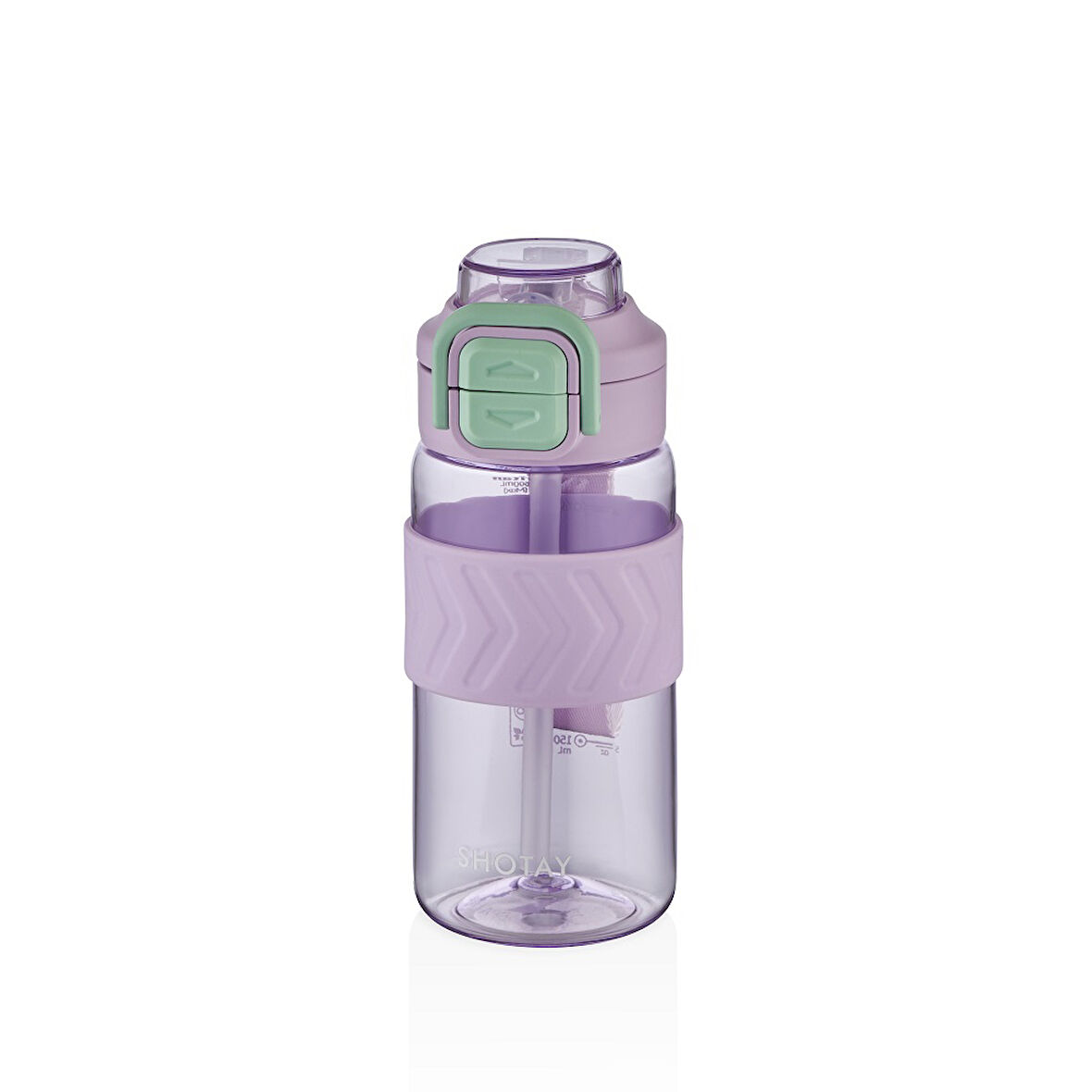 Shotay ST-7234 600ml Mor Pipetli Tritan Matara