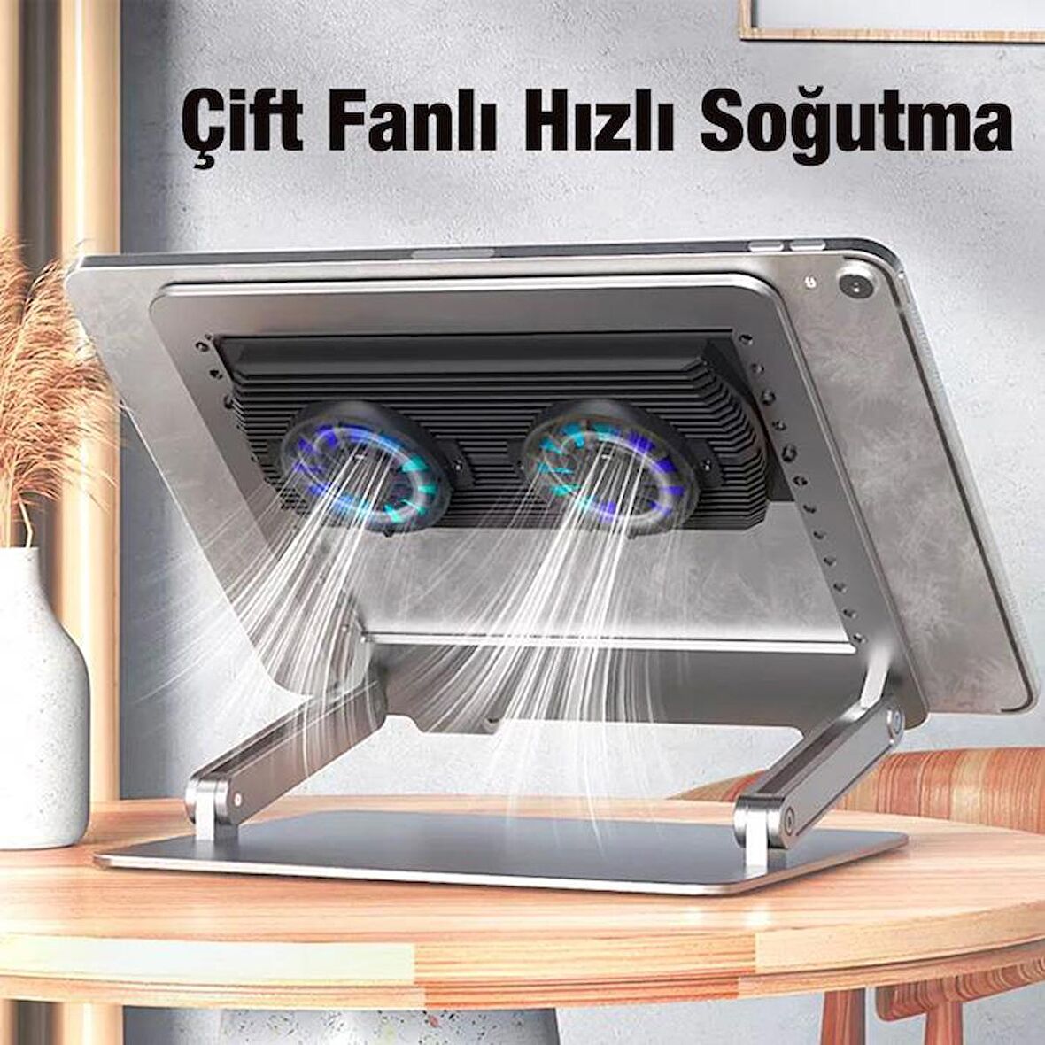 Coofbe Çift Fanlı Laptop Soğutucu