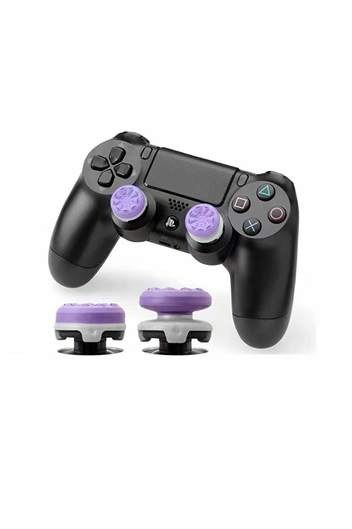 Mor  Galaxy Ps4/ps5  Uyumlu Performans Analog Koruyucu Ve Yükseltici Mor