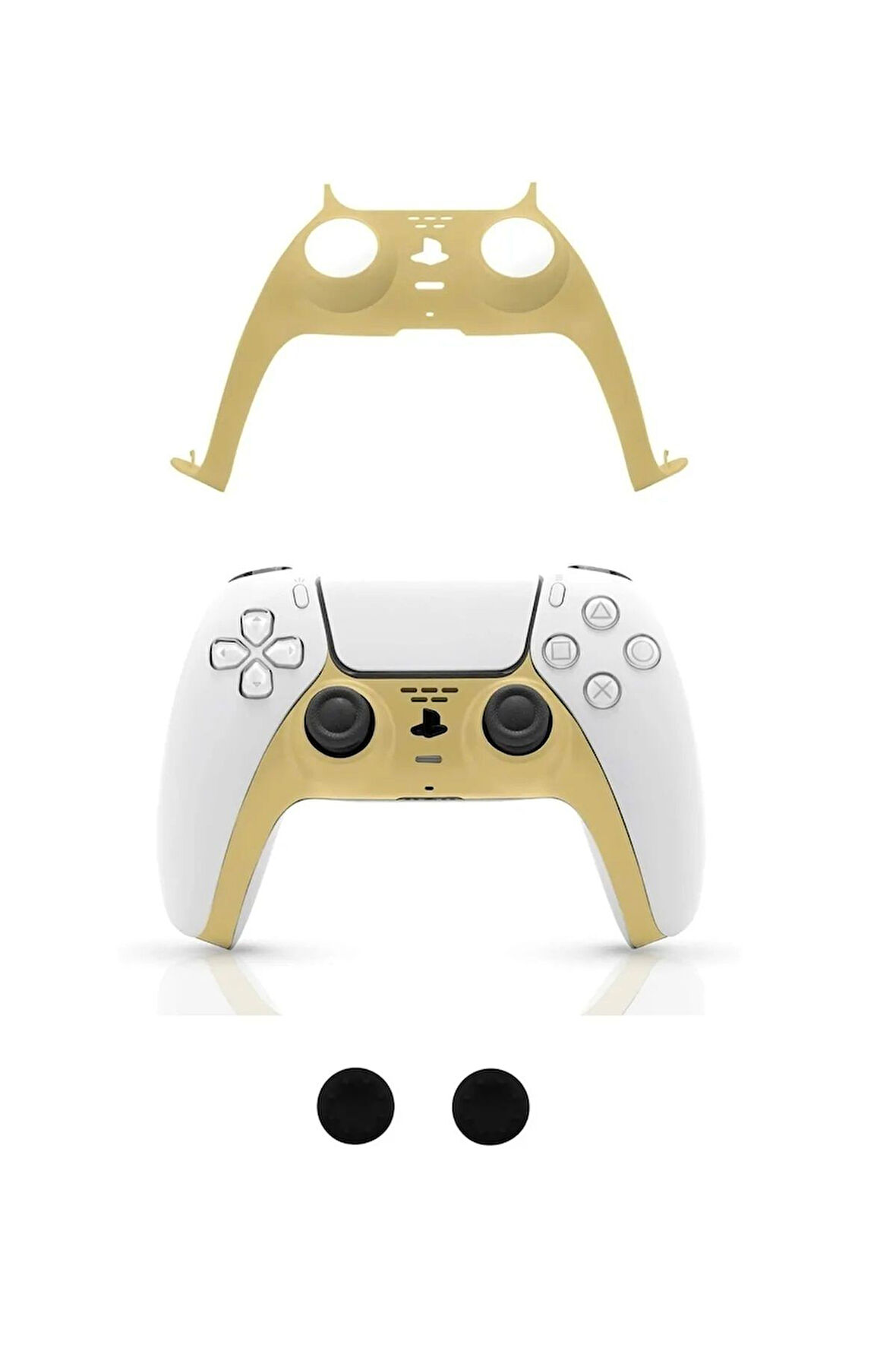 PS5 Dualsense Kontroller Dekoratif Kaplama-analog Koruyucu Hediyeli
