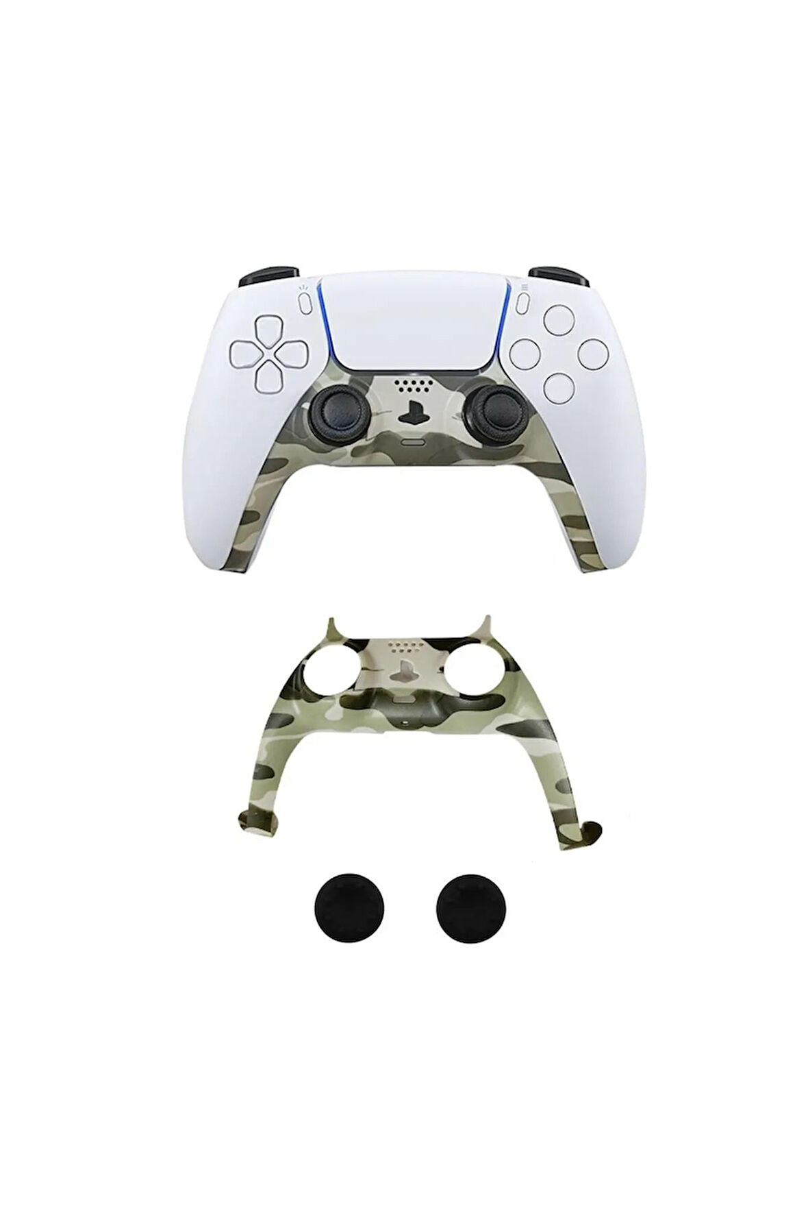 PS5 Dualsense Kontroller Dekoratif Kaplama-analog Koruyucu Hediyeli