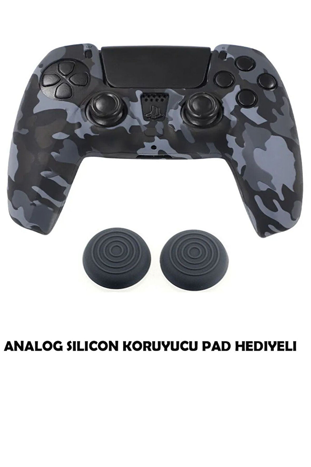 PS5 Dualsense Koruyucu Silikon Kılıf + Analog Silikon Koruyucu