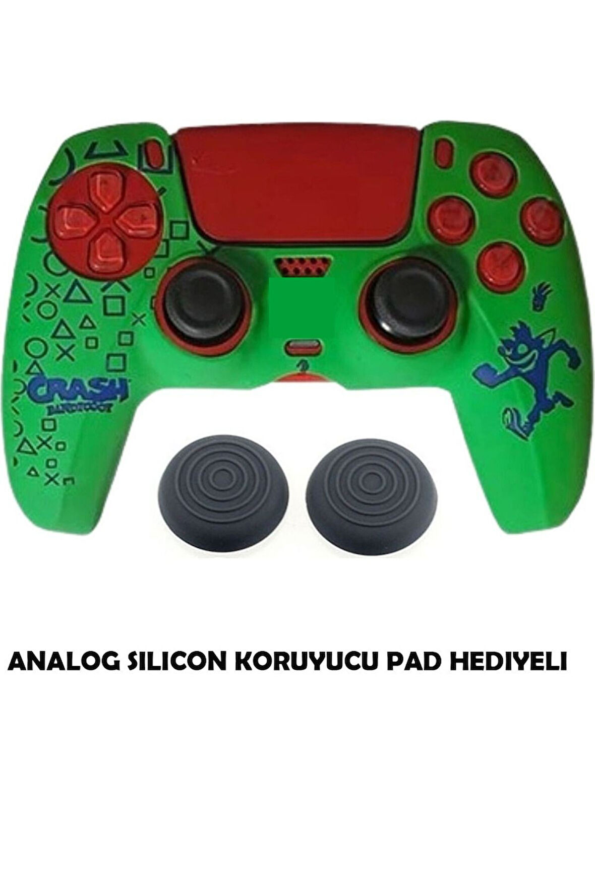 PS5 Dualsense Koruyucu Silikon Kılıf + Analog Silikon Koruyucu