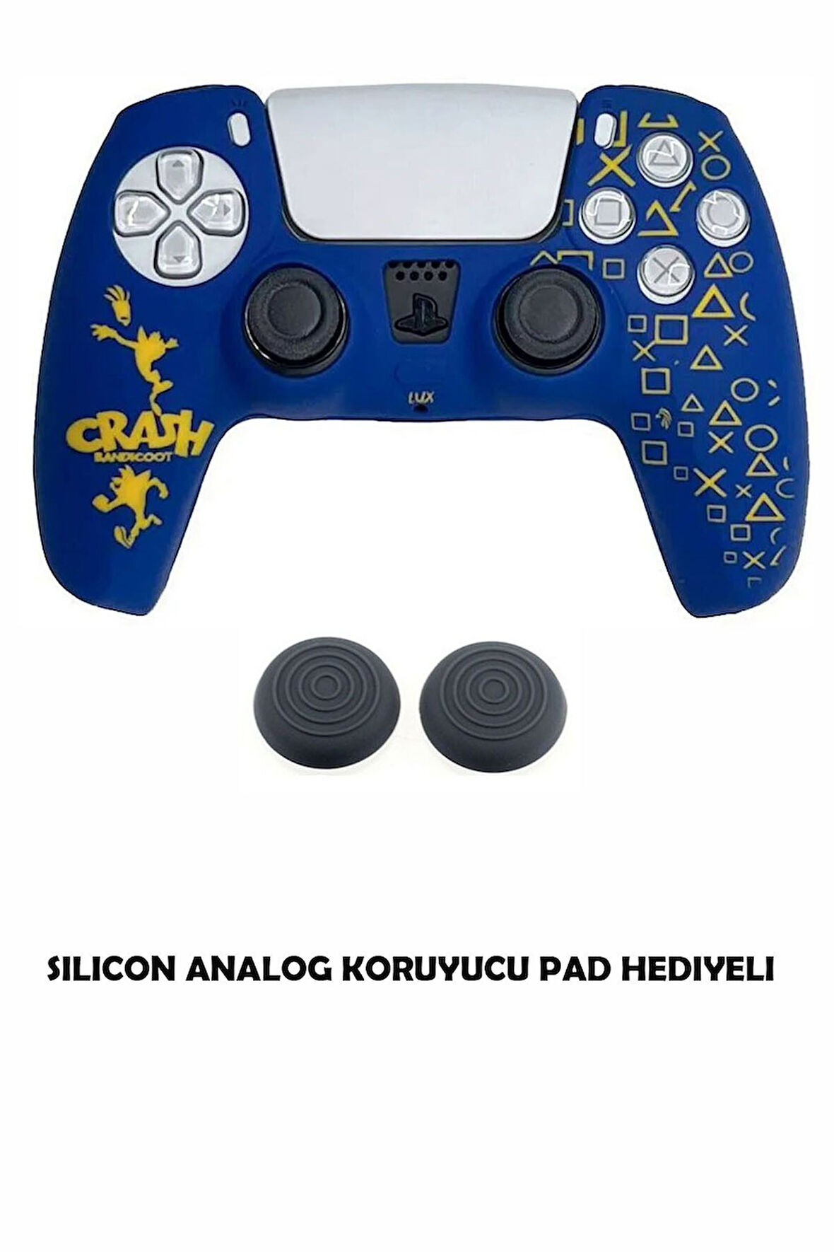 PS5 Dualsense Koruyucu Silikon Kılıf + Analog Silikon Koruyucu