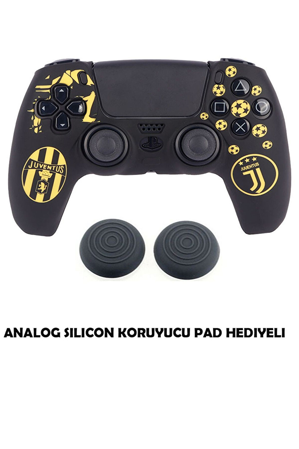 PS5 Dualsense Koruyucu Silikon Kılıf + Analog Silikon Koruyucu
