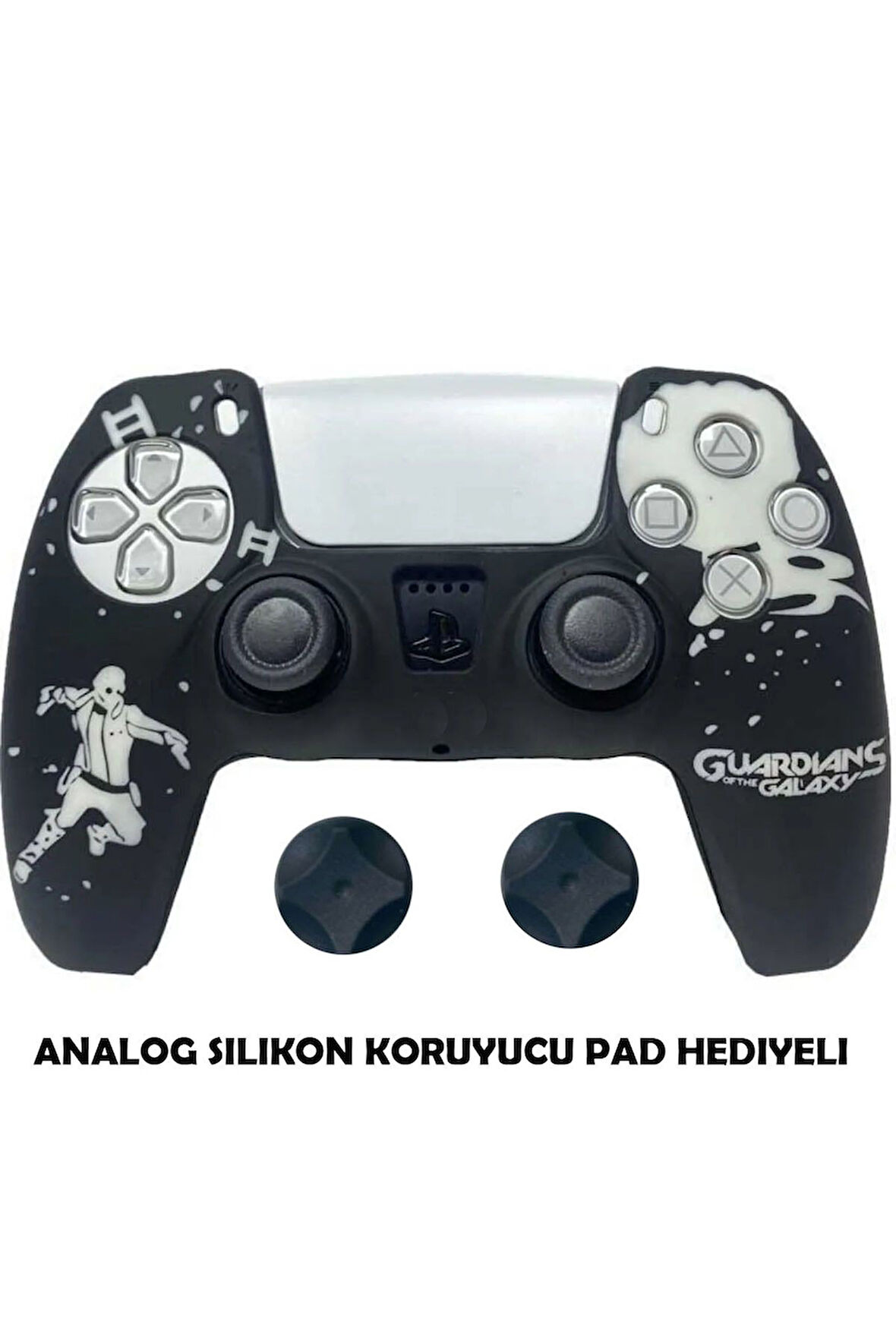 PS5 Dualsense Koruyucu Silikon Kılıf + Analog Silikon Koruyucu