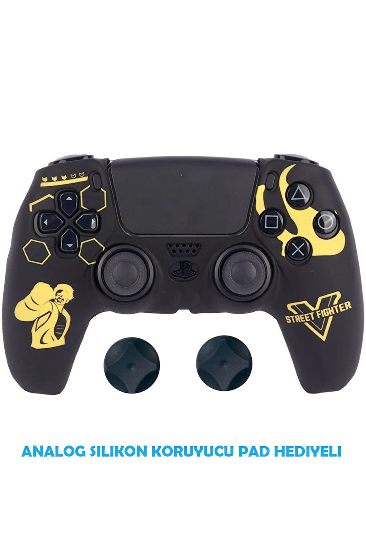 PS5 Dualsense Koruyucu Silikon Kılıf + Analog Silikon Koruyucu