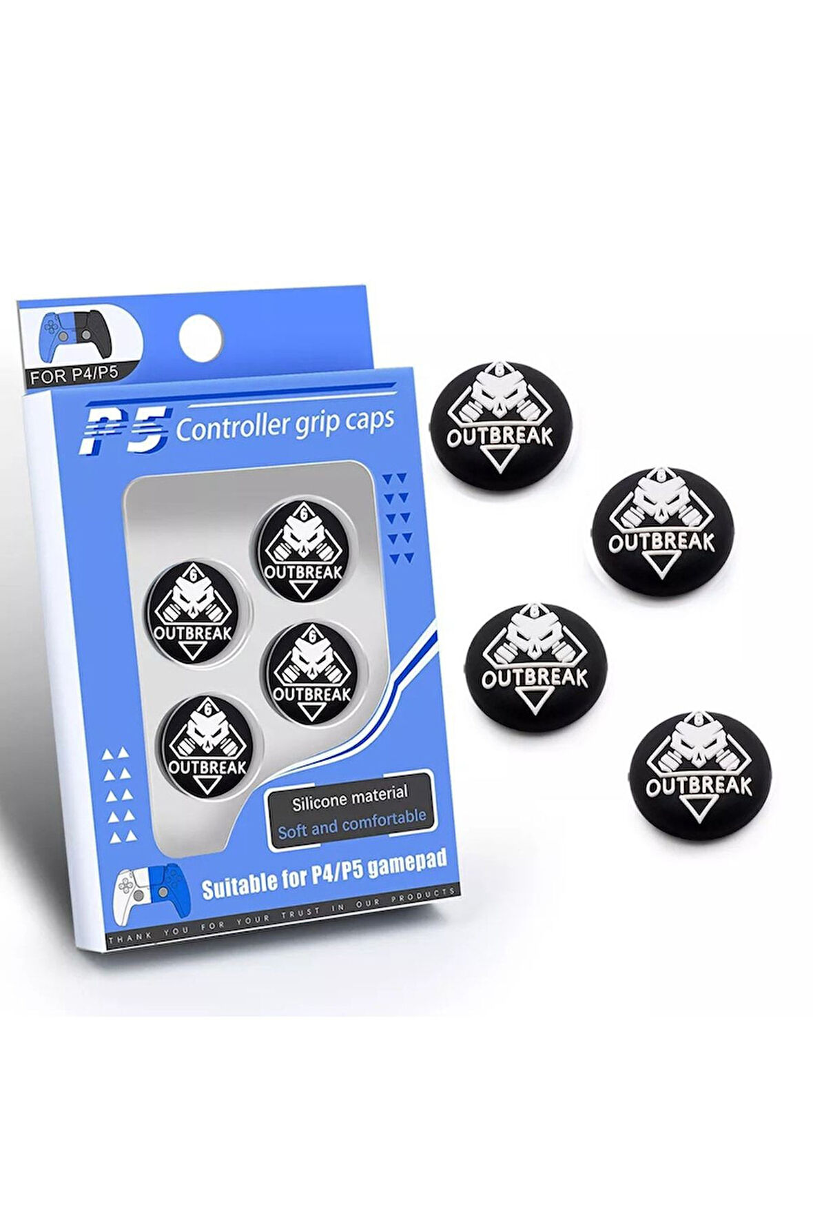 Cyberpunk Samurai Desenli Xbox Ps4 - Ps5 - Xbox S - Xbox X Uyumlu Analog Koruyucu