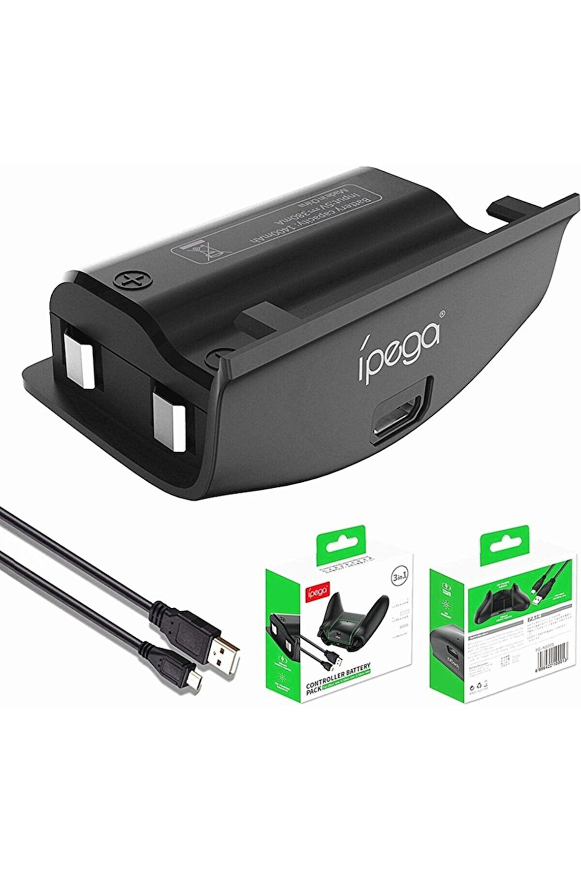 Xb-001 Şarj Kablolu Xbox One-one X-one S 1400mah Joystick Batarya