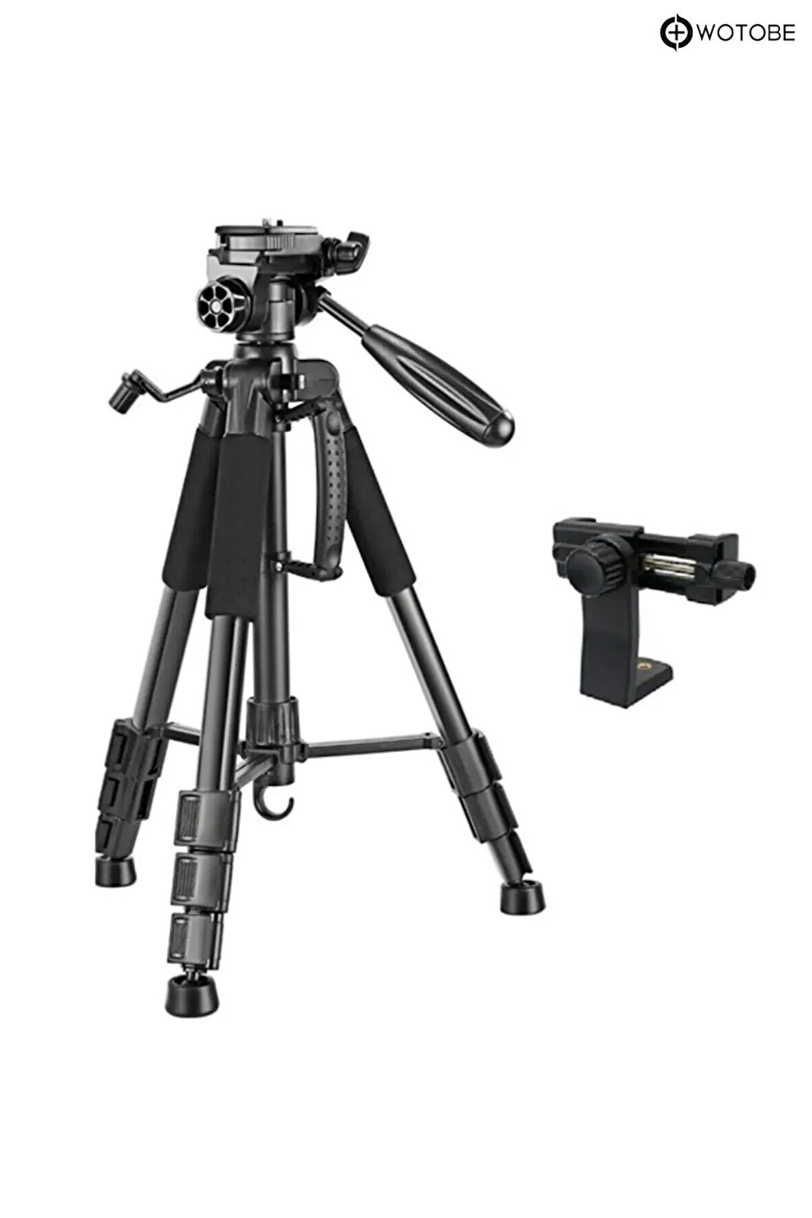 Çantalı Ayarlanabilir Profesyonel Telefon Kamera Sabitleyici Tripod