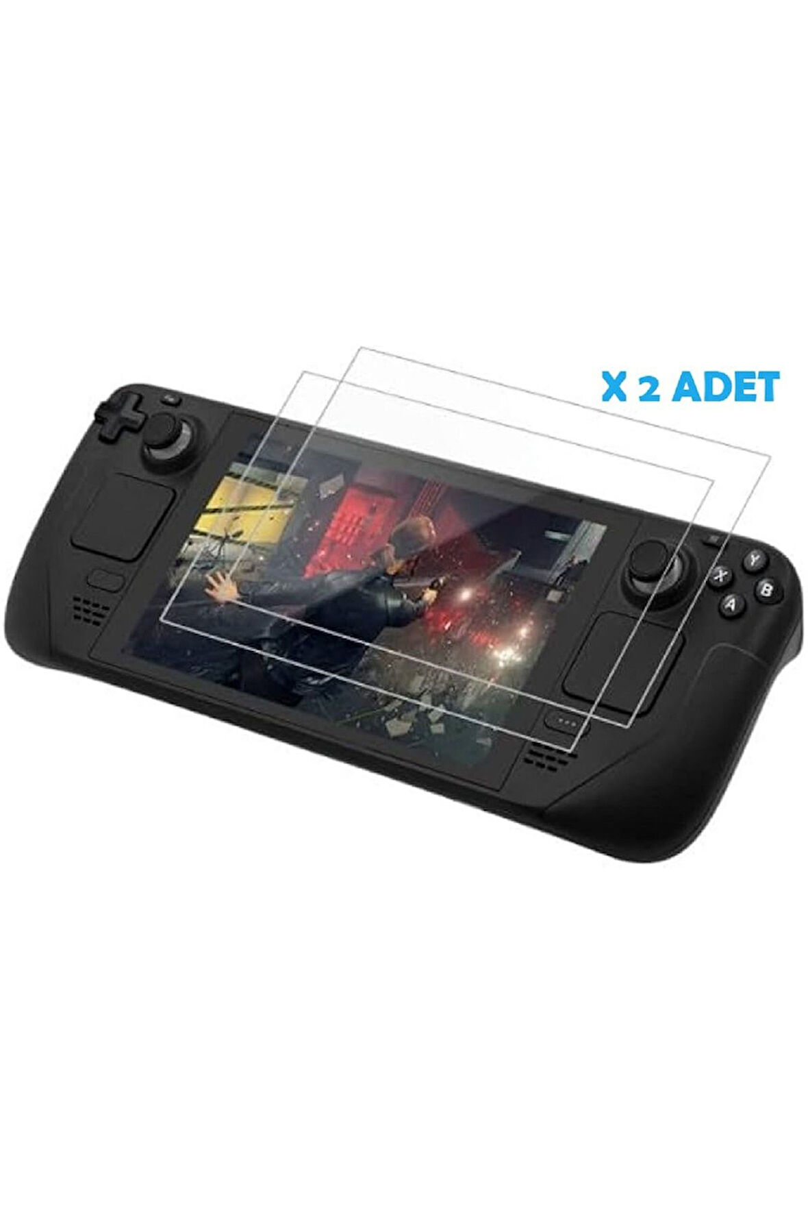 Steam Deck Oyun Konsolu 9h Temperli 2'li Cam Ekran Koruyucu
