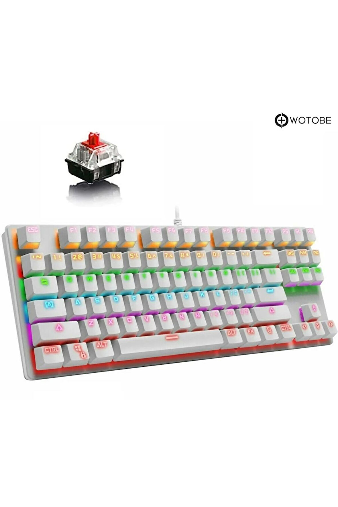 82 Tuşlu Rgb Oyuncu Gamer Mekanik Klavye