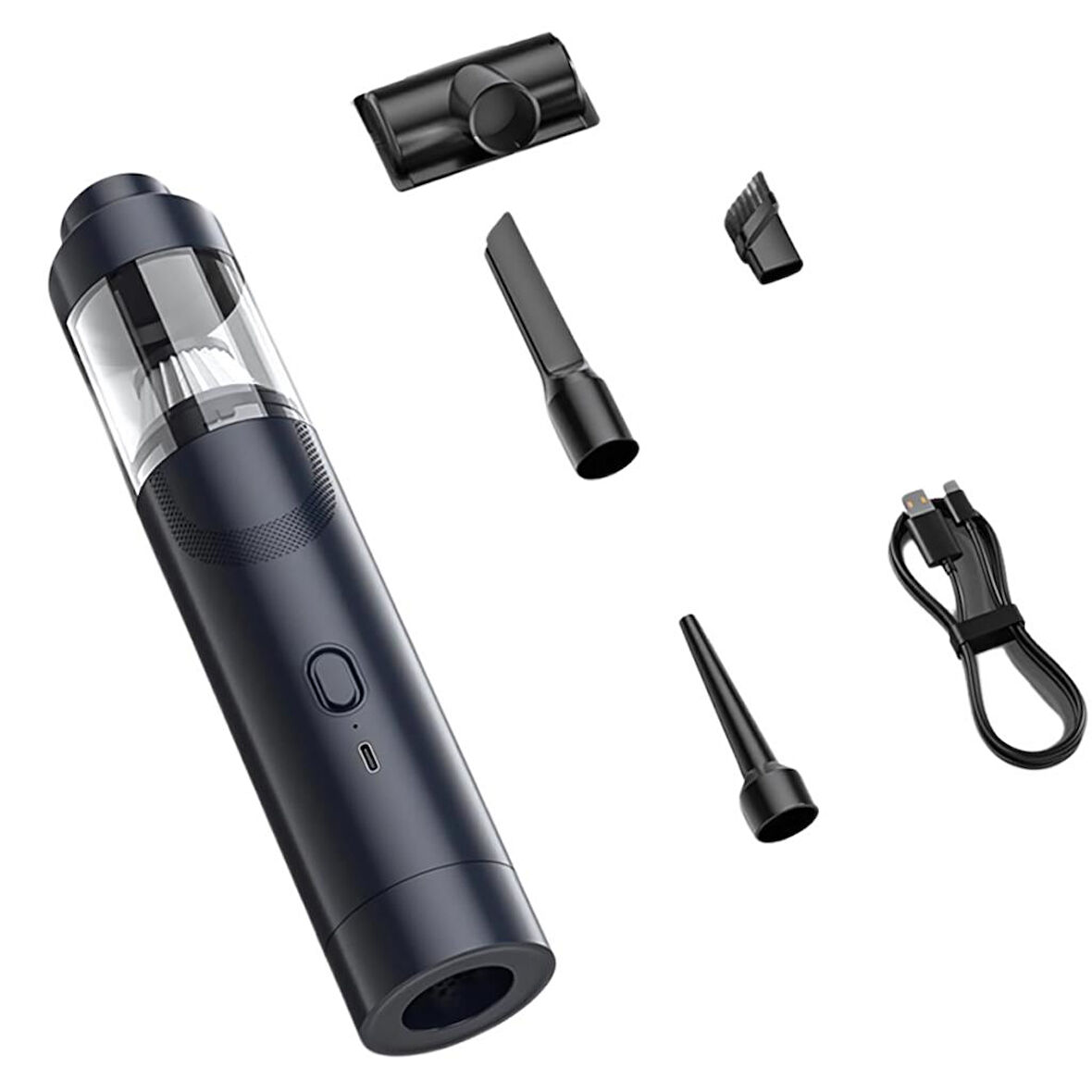 Coofbe Mini Vacuum Cleaner 3600mAh Taşınabilir 90W 5000Pa Araç Süpürge El Süpürgesi Oto Süpürgesi