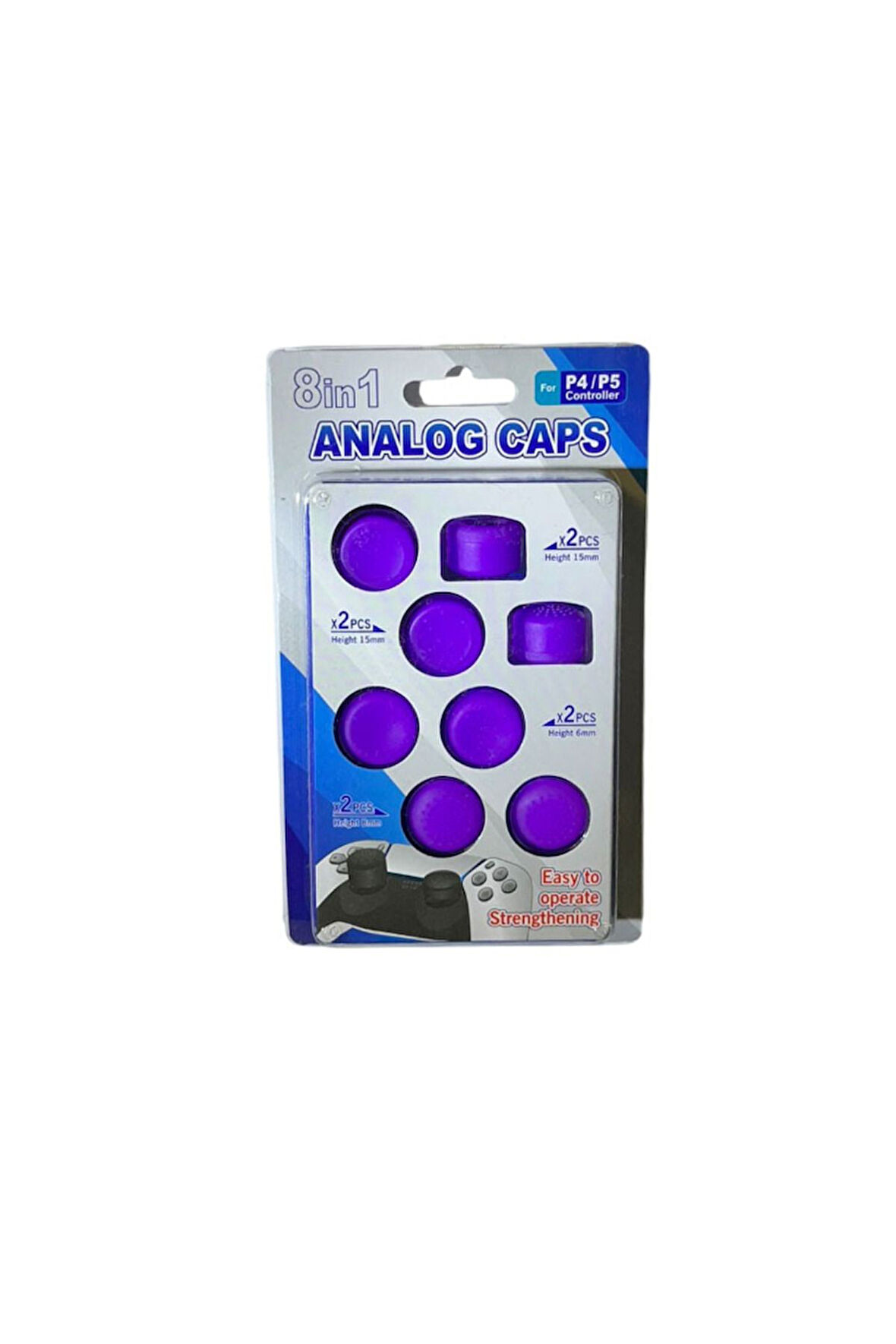 Ps4-Ps5 Uyumlu 8in1 Analog Koruyucu ve Yükseltici Pad