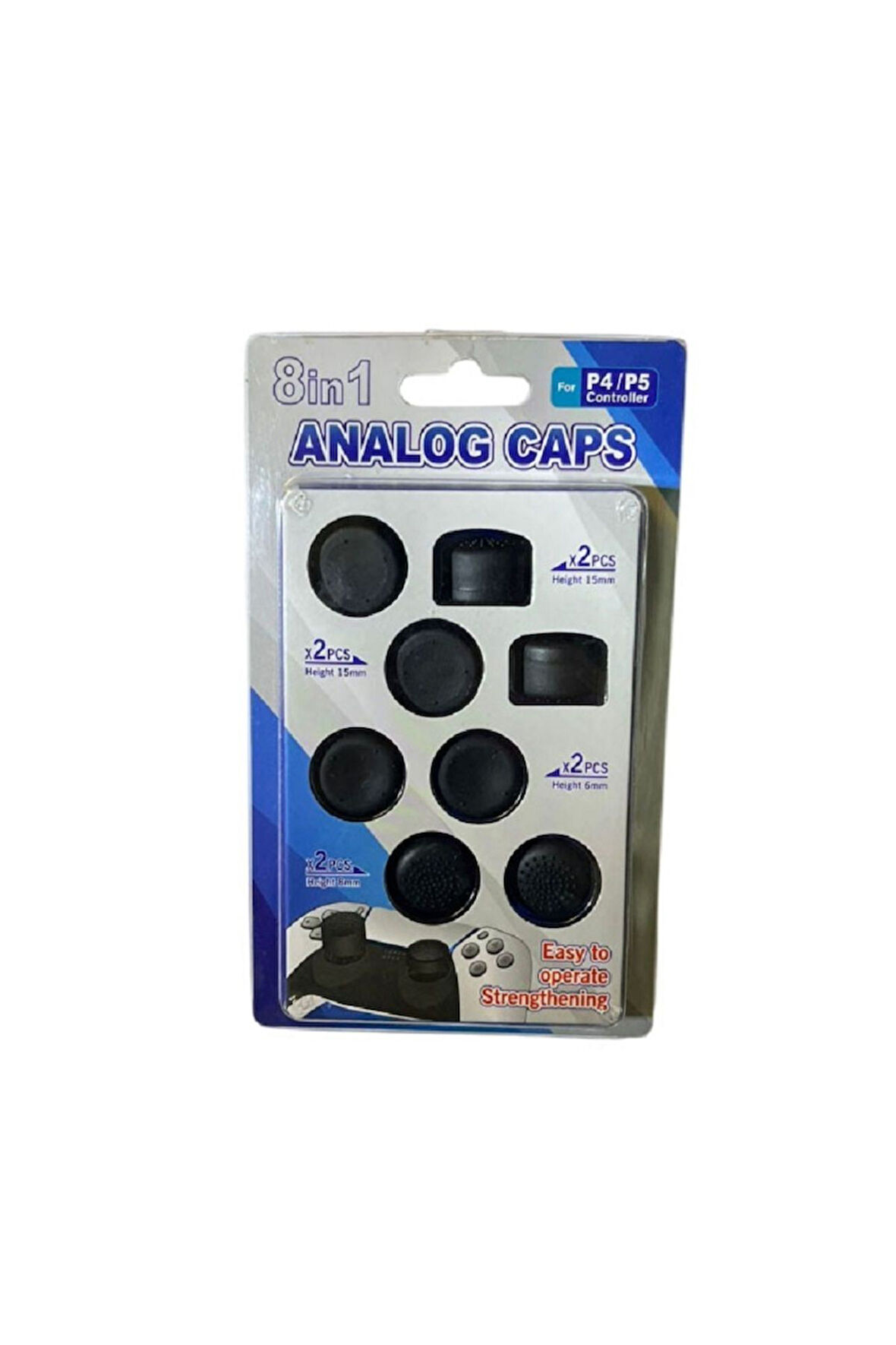 Ps4-Ps5 Uyumlu 8in1 Analog Koruyucu ve Yükseltici Pad