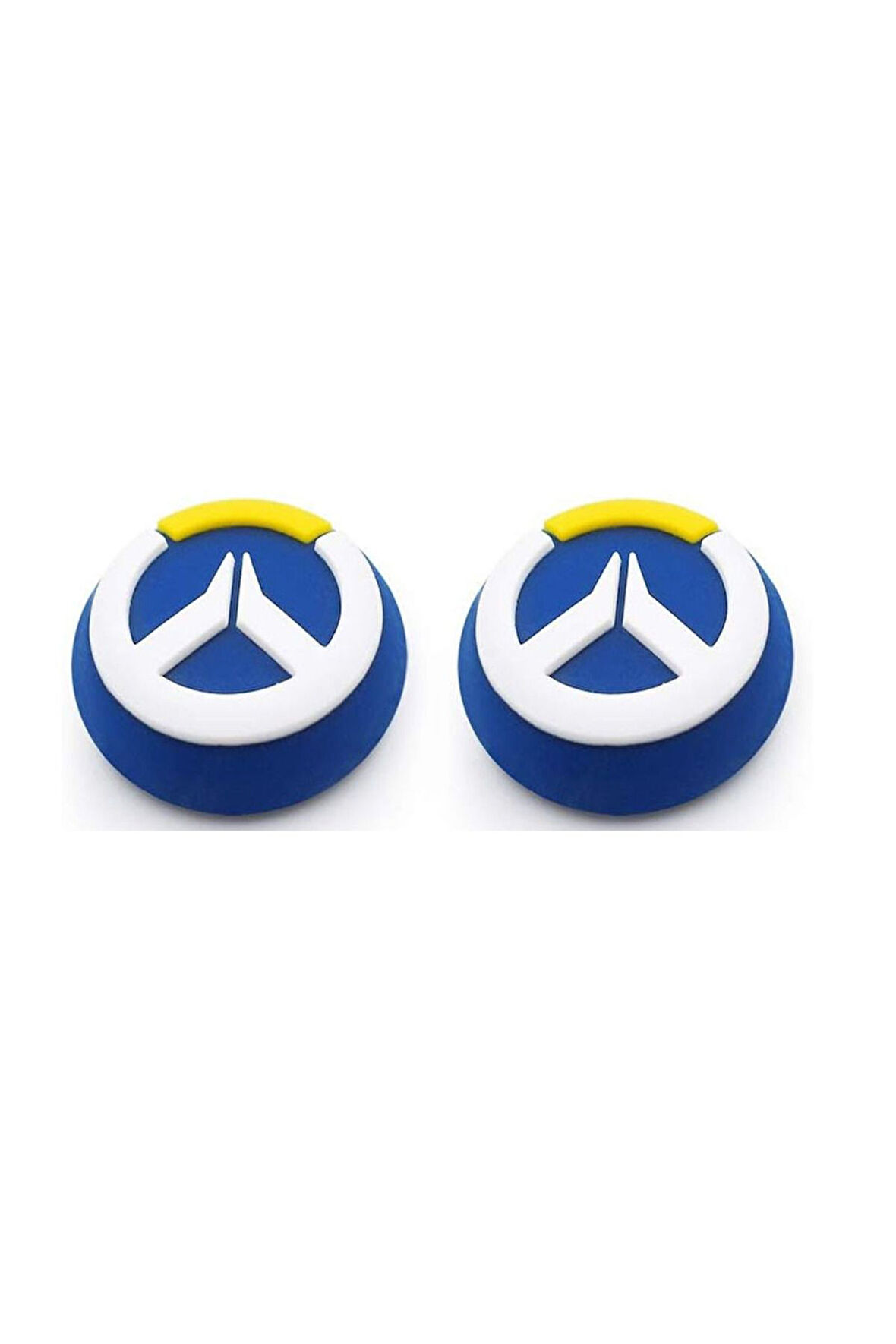 Overwatch  PS5/PS4/PS3/Xbox One/One X/One S/Series X/Series S  3D Analog silikon Koruyucu -4 Adet