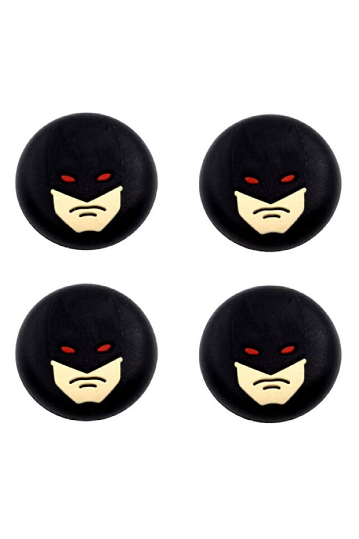 Batman Maske PS5/PS4/PS3/Xbox One/One X/One S/Series X/Series S  3D Analog silikon Koruyucu -2 Adet