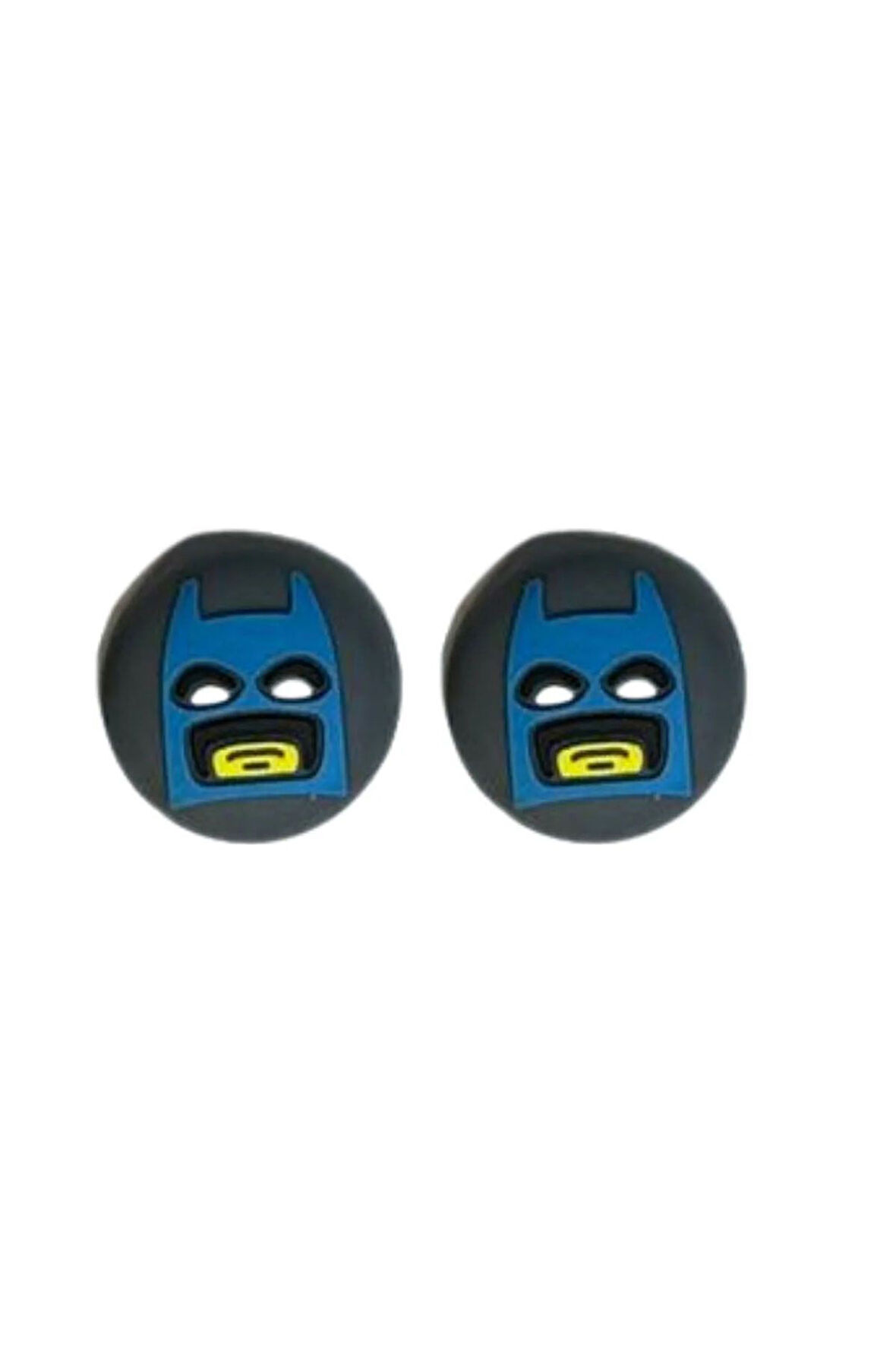 Batman Maske PS5/PS4/PS3/Xbox One/One X/One S/Series X/Series S  3D Analog silikon Koruyucu -2 Adet