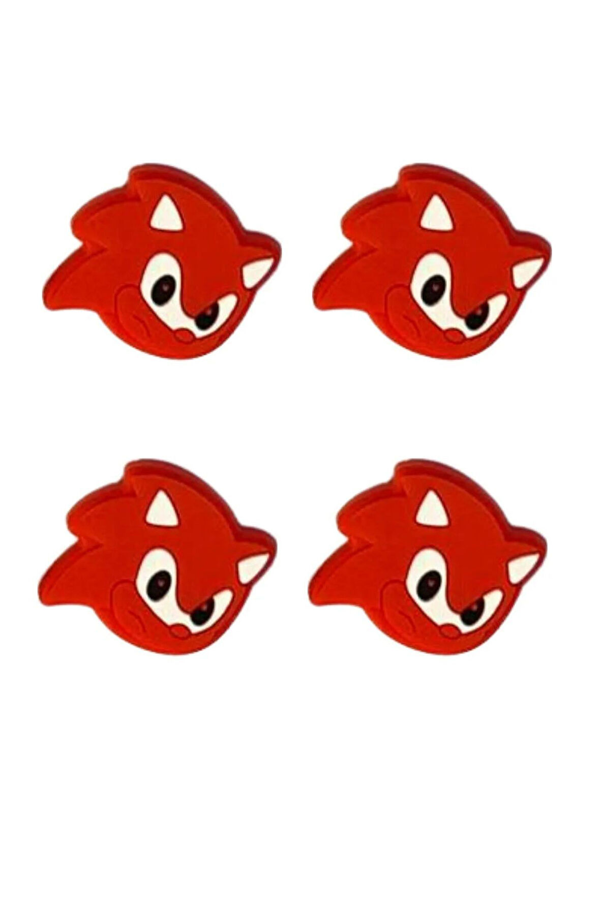 Sonic  PS5/PS4/PS3/Xbox One/One X/One S/Series X/Series S 3D Analog silikon Koruyucu -4 Adet