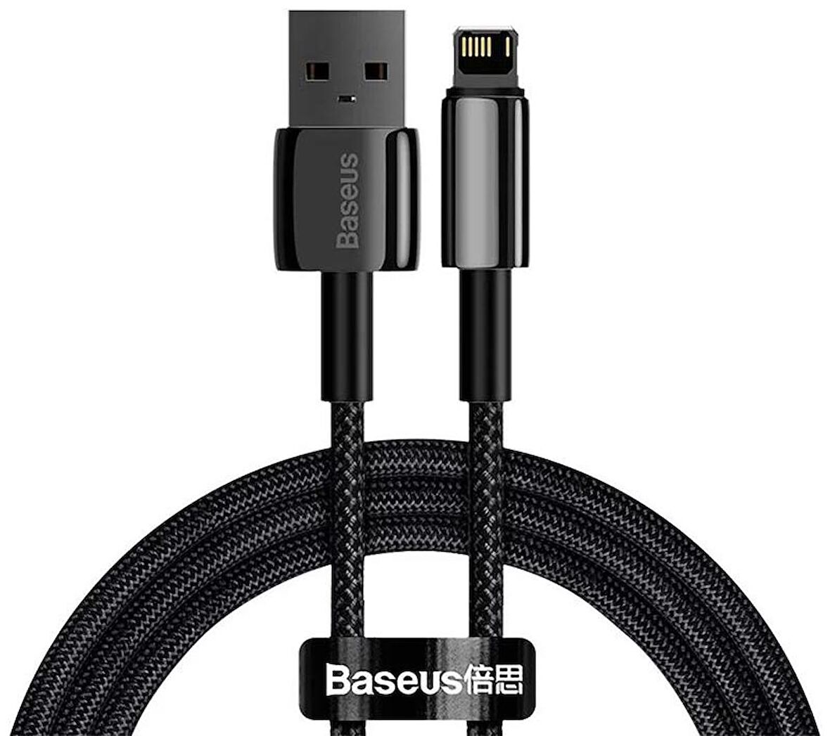 BASEUS Tungsten Gold Series 2 Metre  USB to Lightning 8 Pin 2.4A Hızlı Şarj Data Kablosu