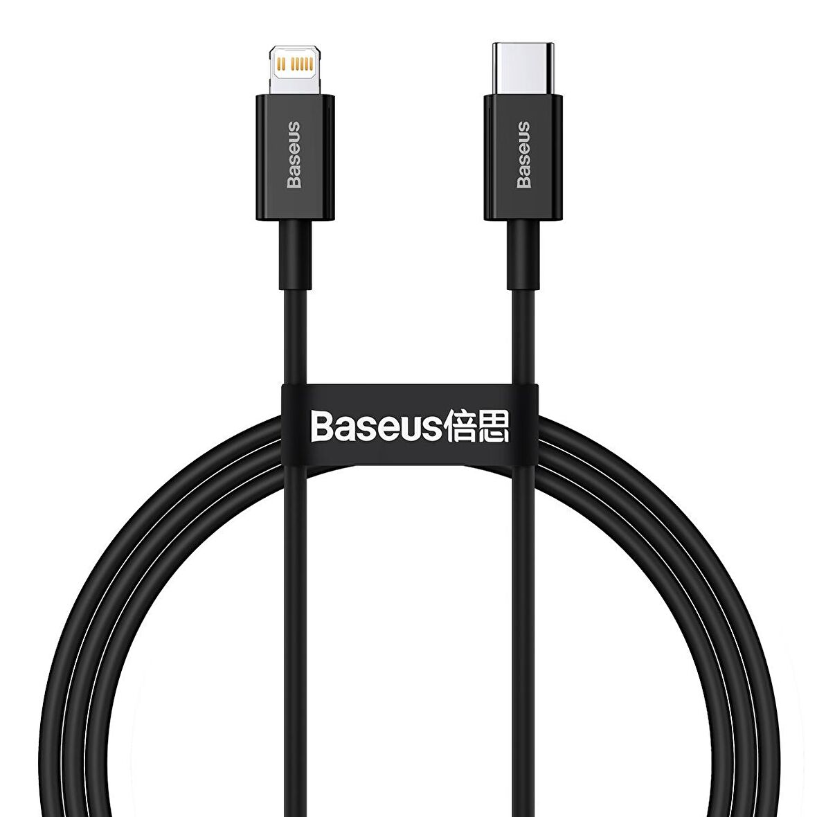 Baseus Superior Series TYPE-C to İPhone PD 20W 1M Hızlı Şarj Veri Kablosu SİYAH