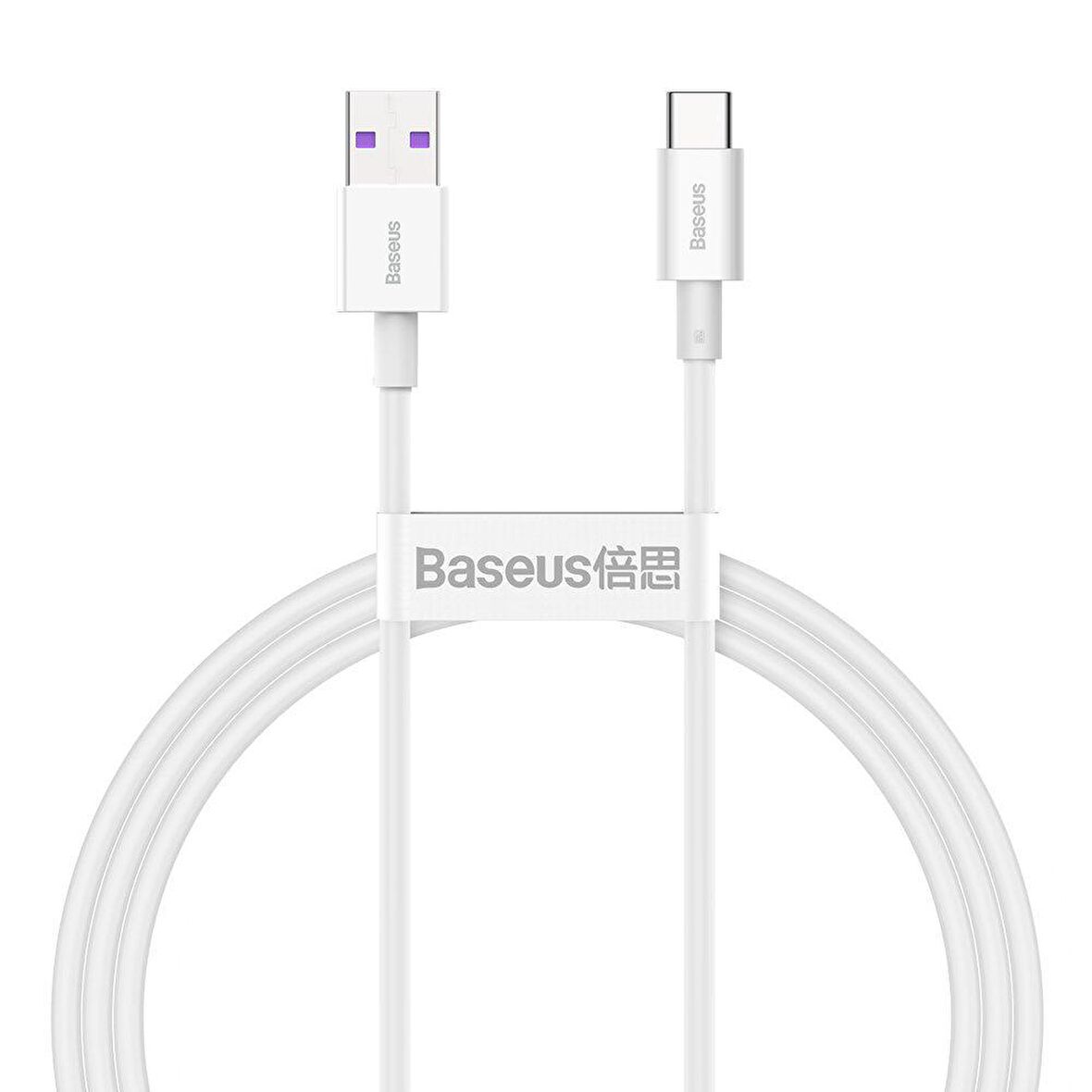 Baseus Superior Series USB to TYPE-C PD 66W 2M Hızlı Şarj Veri Kablosu BEYAZ