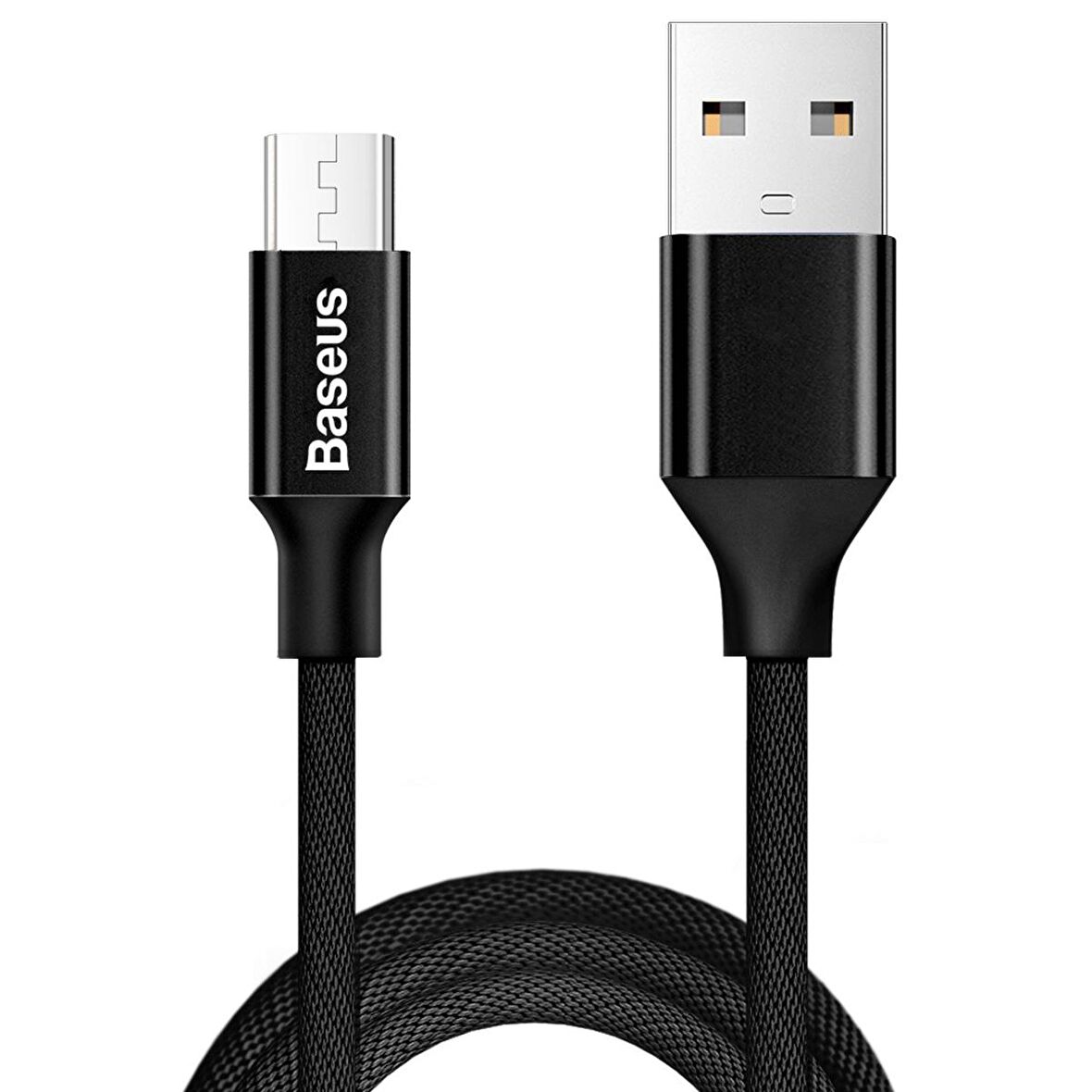 Baseus Yiven Micro USB 1 Metre Şarj Kablosu Siyah