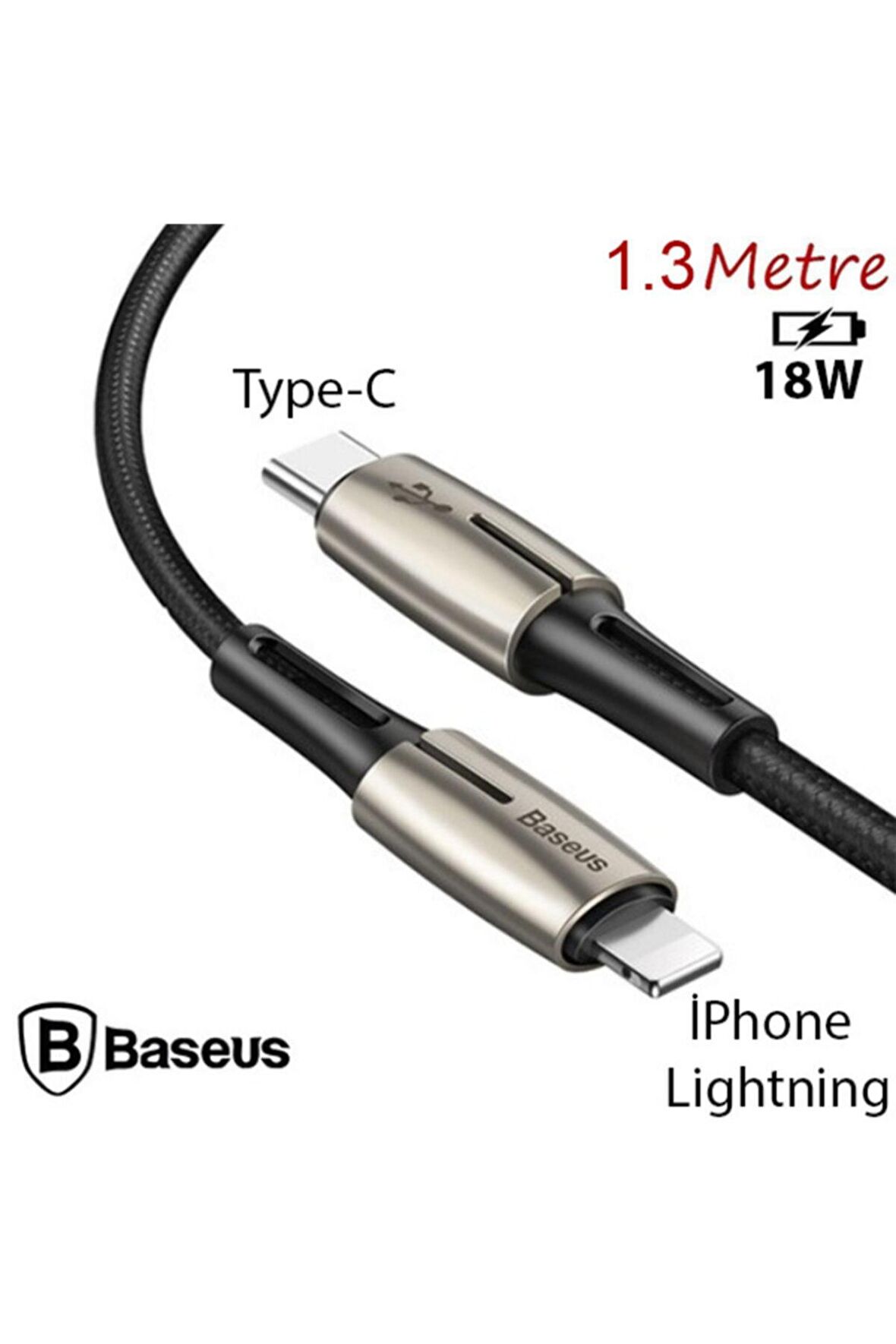 Baseus Type-C 18 Watt Hızlı Şarj Aleti Siyah