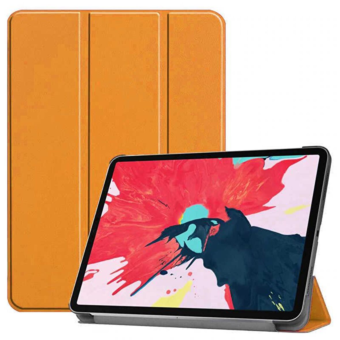 Apple iPad Pro 11 2020 Fuchsia Smart Cover Standlı 1-1 Kılıf