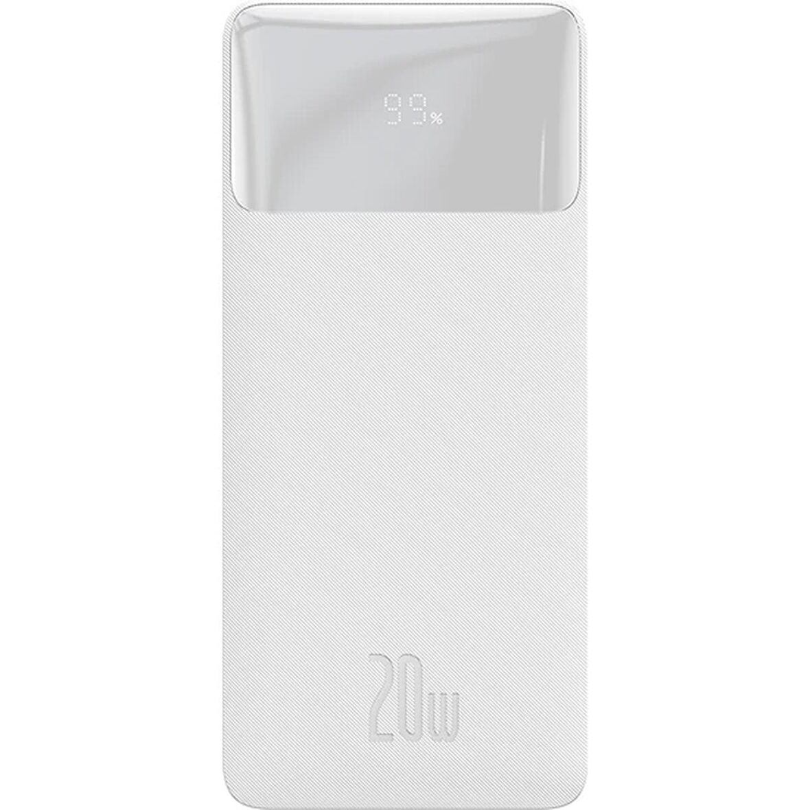 Baseus Bipow 20000 Mah 20W Hızlı Şarj Powerbank Taşınabilir Hızlı Beyaz