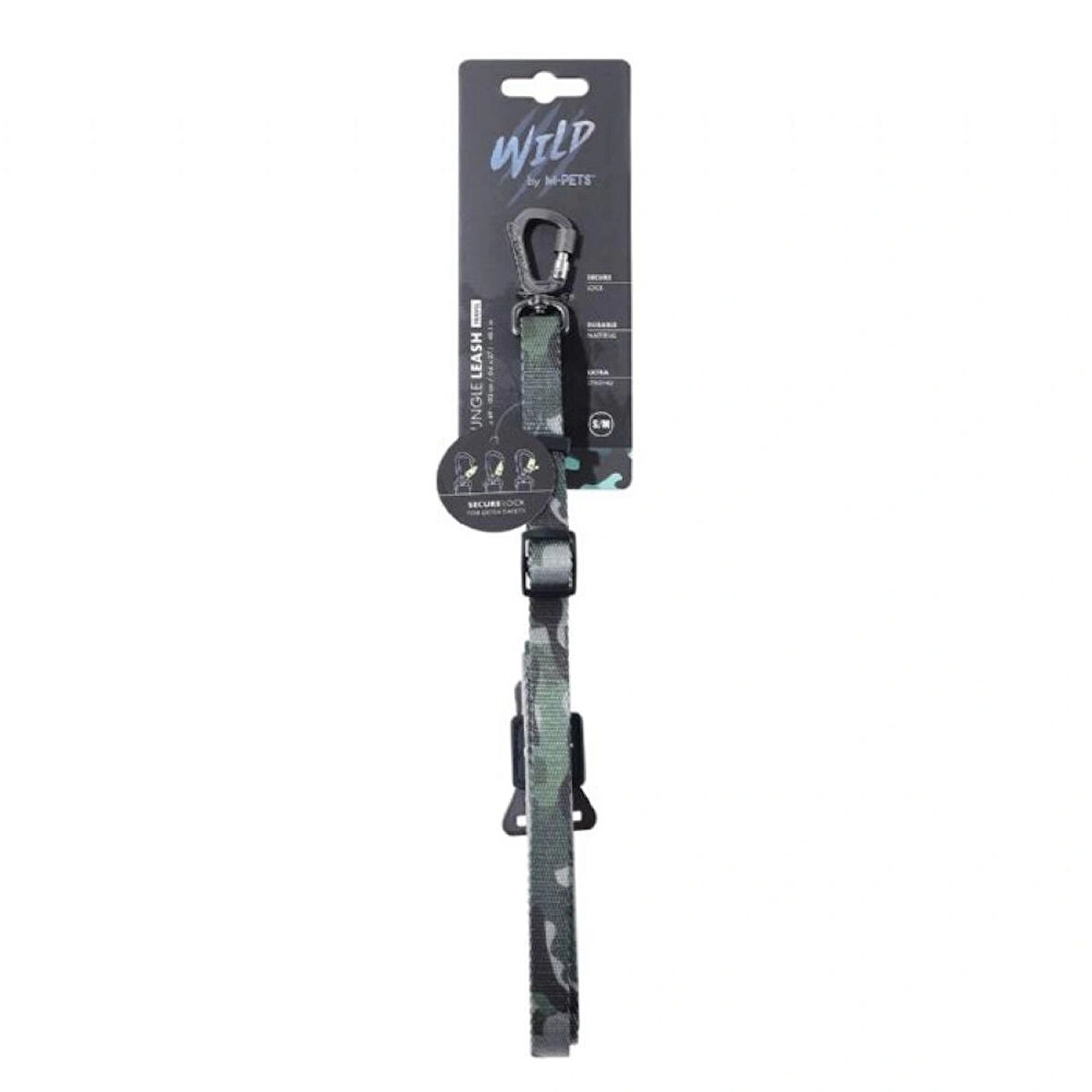 M-Pets Wild Jungle Travel Gezdirme Kayışı S/M 69-102 cm x 1,5 cm