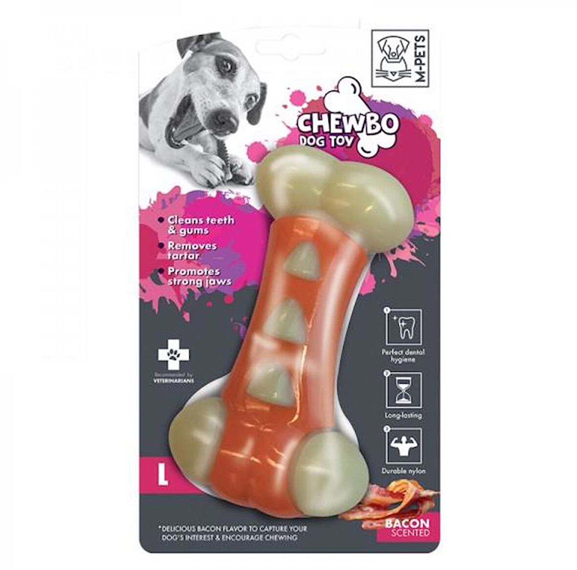 M-Pets Chewbo Köpek Tartar Temizleyici Oyuncak Kenik Large