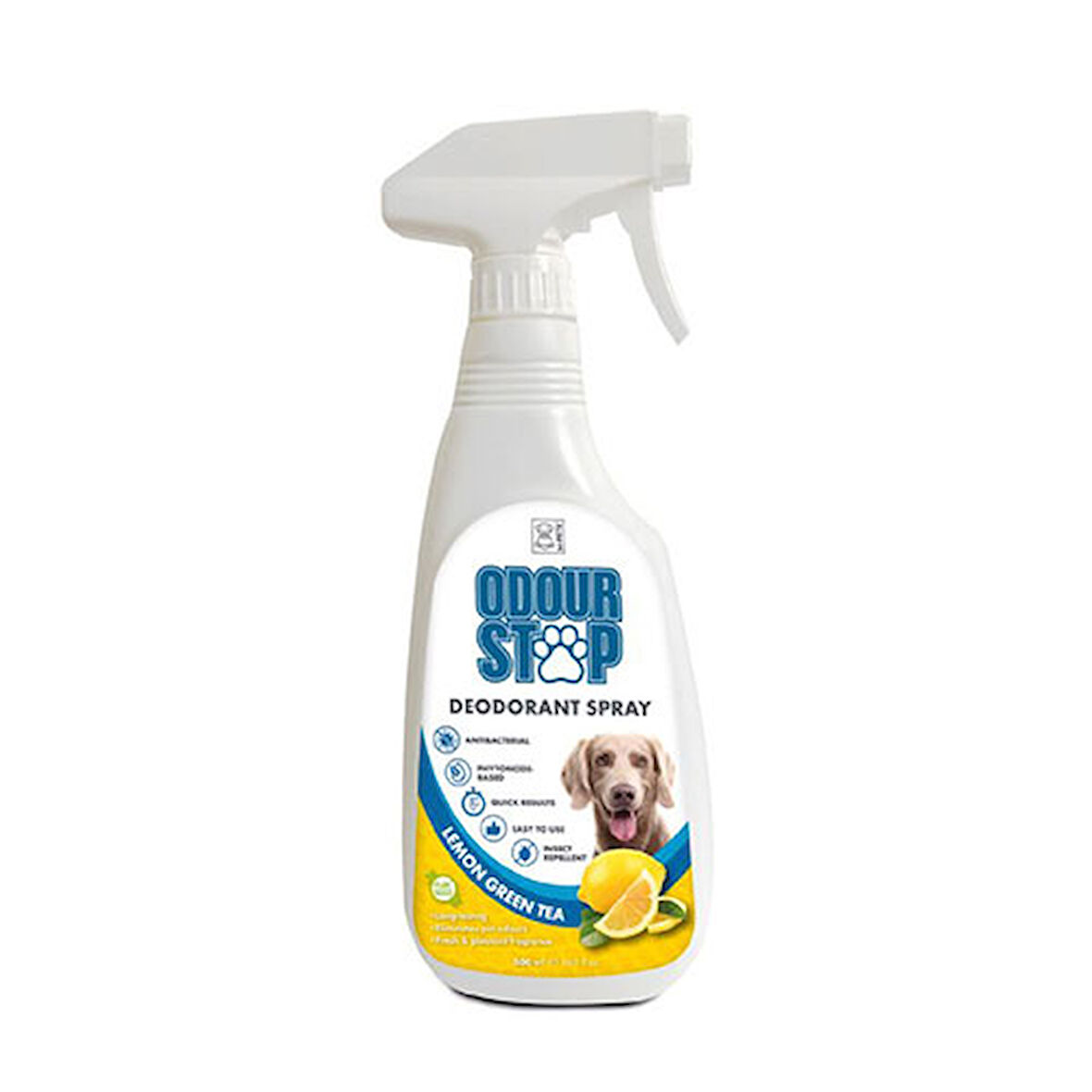 M-Pets Koku Önleyici Limon ve Yeşil Çaylı Köpek Deodorantı 500 Ml 