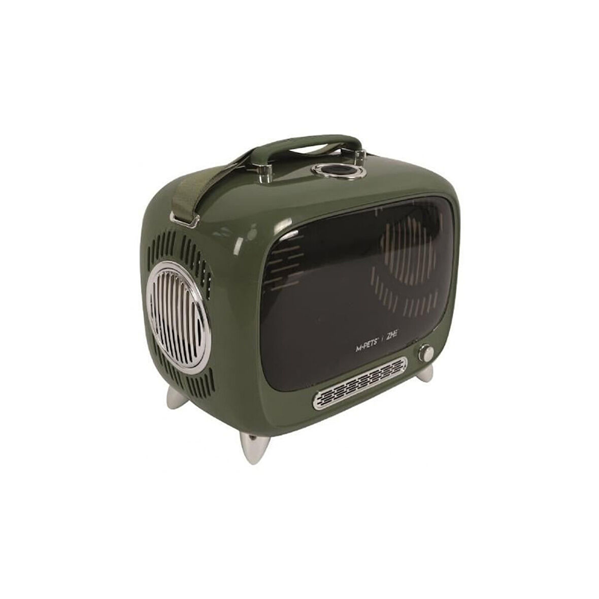 M-Pets Sıxtıes Tv Taşıma Çantası Green 44*26*38cm