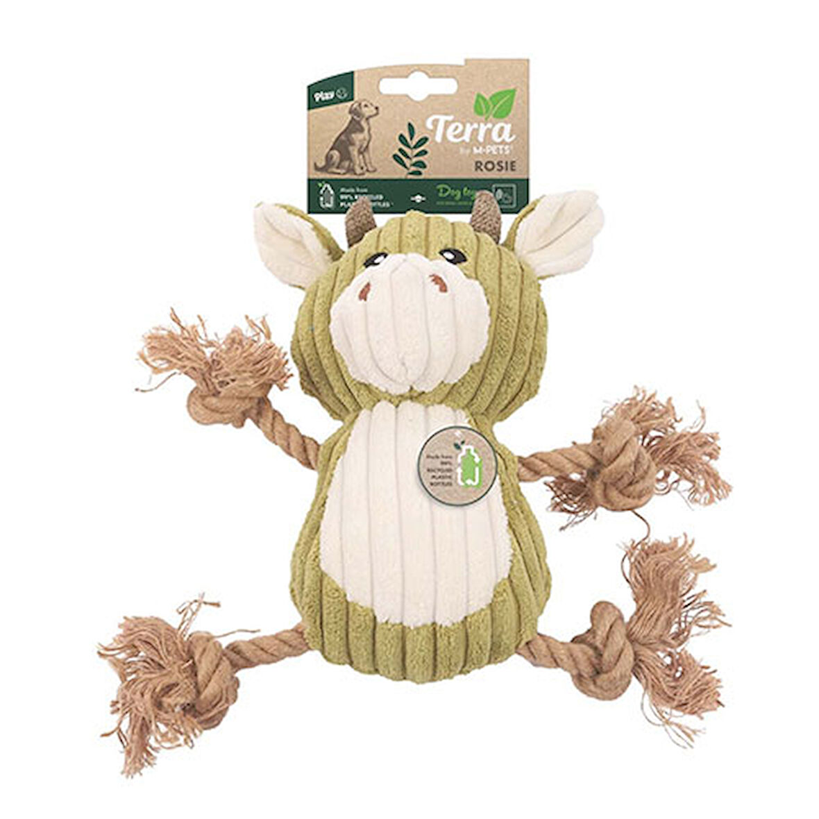 M-Pets Rosie Peluş Köpek Oyuncağı 28x23x11 Cm 