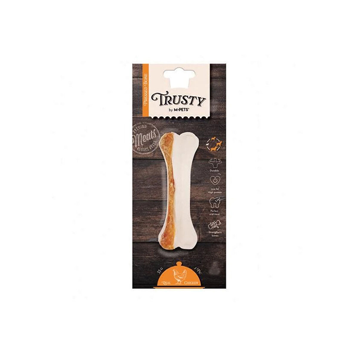 M-Pets Trusty Chıken Press Kemik 55gr/12,7cm