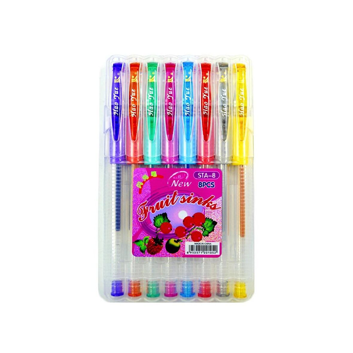 Linea Simli Jel Kalem 8 Renk 1.0 mm (STA-8)