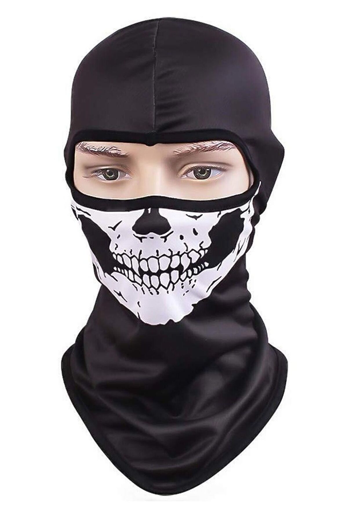 Motosiklet Kurukafa Balaklava Skull Mask Rüzgar Geçirmez Motor Maske Soğuk Yüz Koruma Kar Maskesi