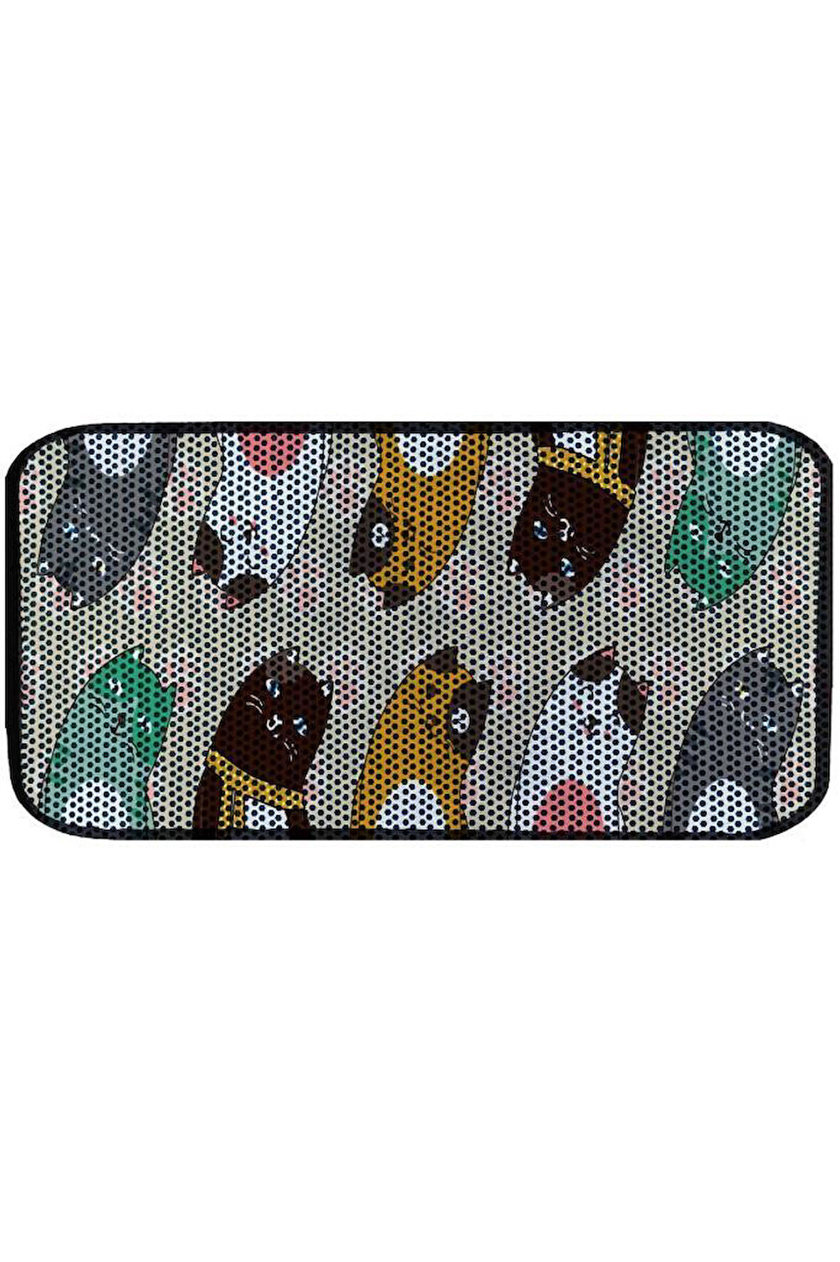 Aktunç Elekli Tuvalet Desenli Önü Kedi Kumu Paspası 60X120 cm DESEN 6