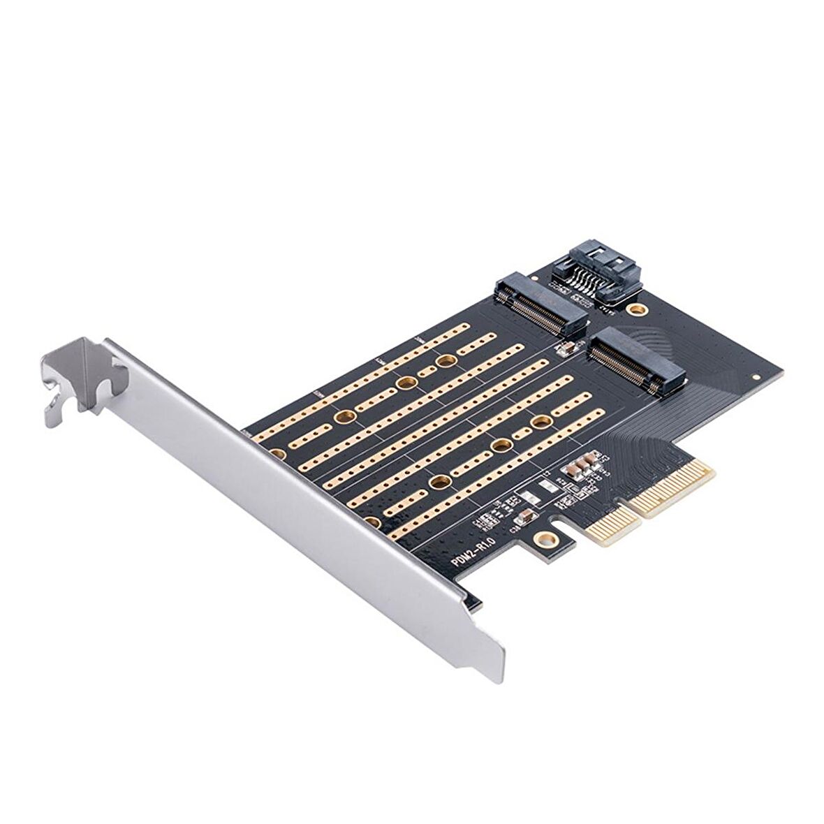 ORICO PCI-E 3.0 x4 M.2 NVME ve NGFF  SSD Çift Slot Dönüştürücü Adaptör Kartı