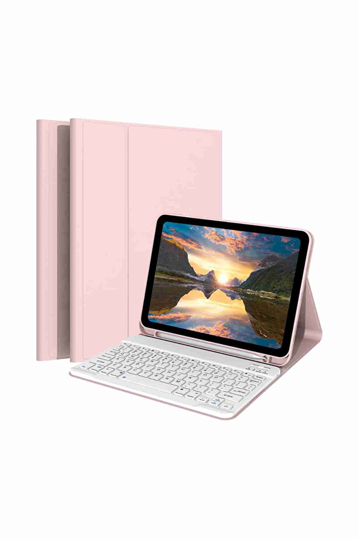 Galaxy Tab A9 Plus Uyumlu X210/X215/X216/X218 Klavyeli Tablet Kılıfı