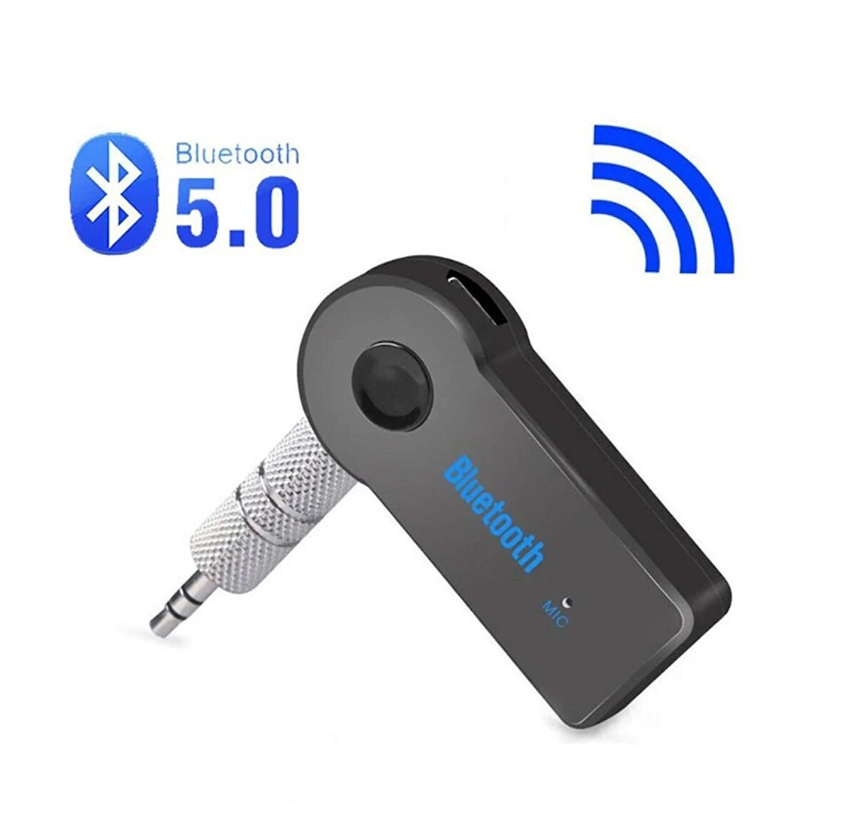  Kablosuz Bluetooth Aux Araç Kiti 5,0 Bluetooth Yeni Sürüm 3,5 Jack Girişli