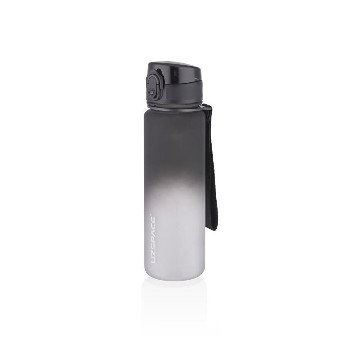 Uzspace Tritan 3026-4  500 Ml Siyah-Beyaz Matara