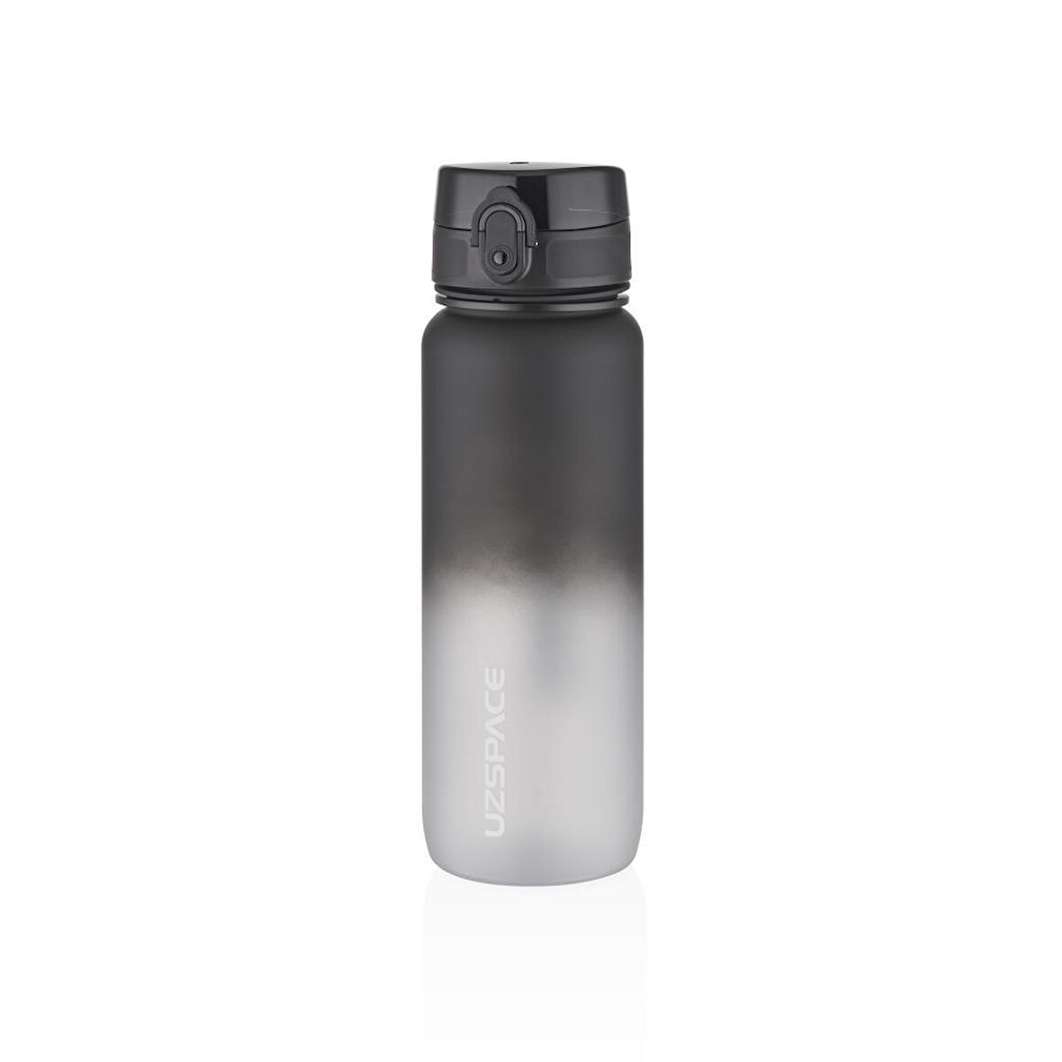 Uzspace Tritan Su Matarası 800Ml Siyah Beyaz
