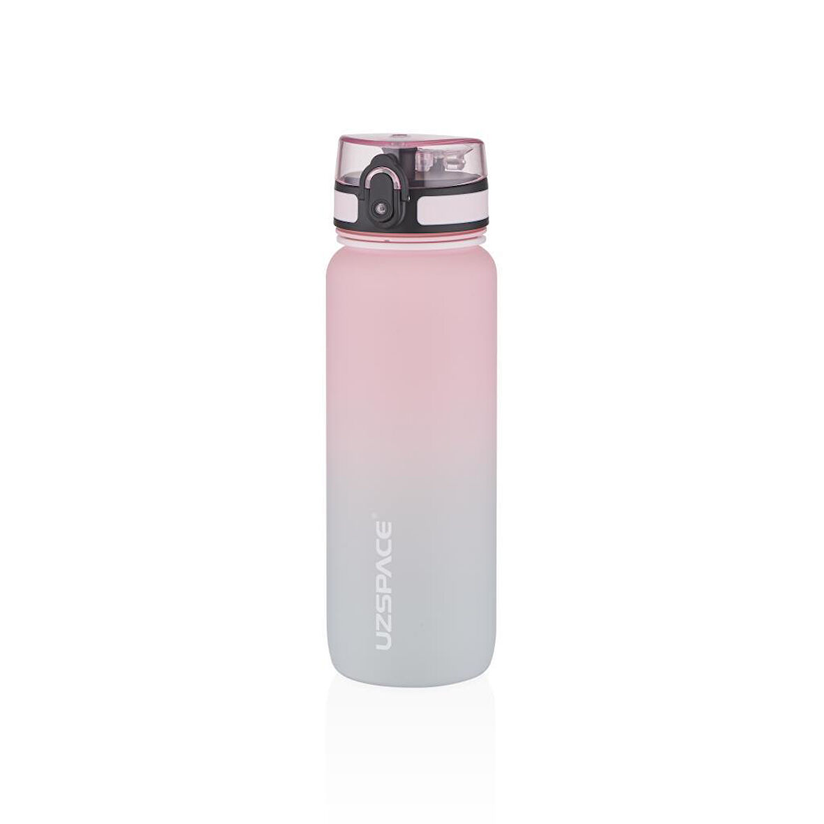 Uzspace Tritan Su Matarası 800Ml Pembe Gri