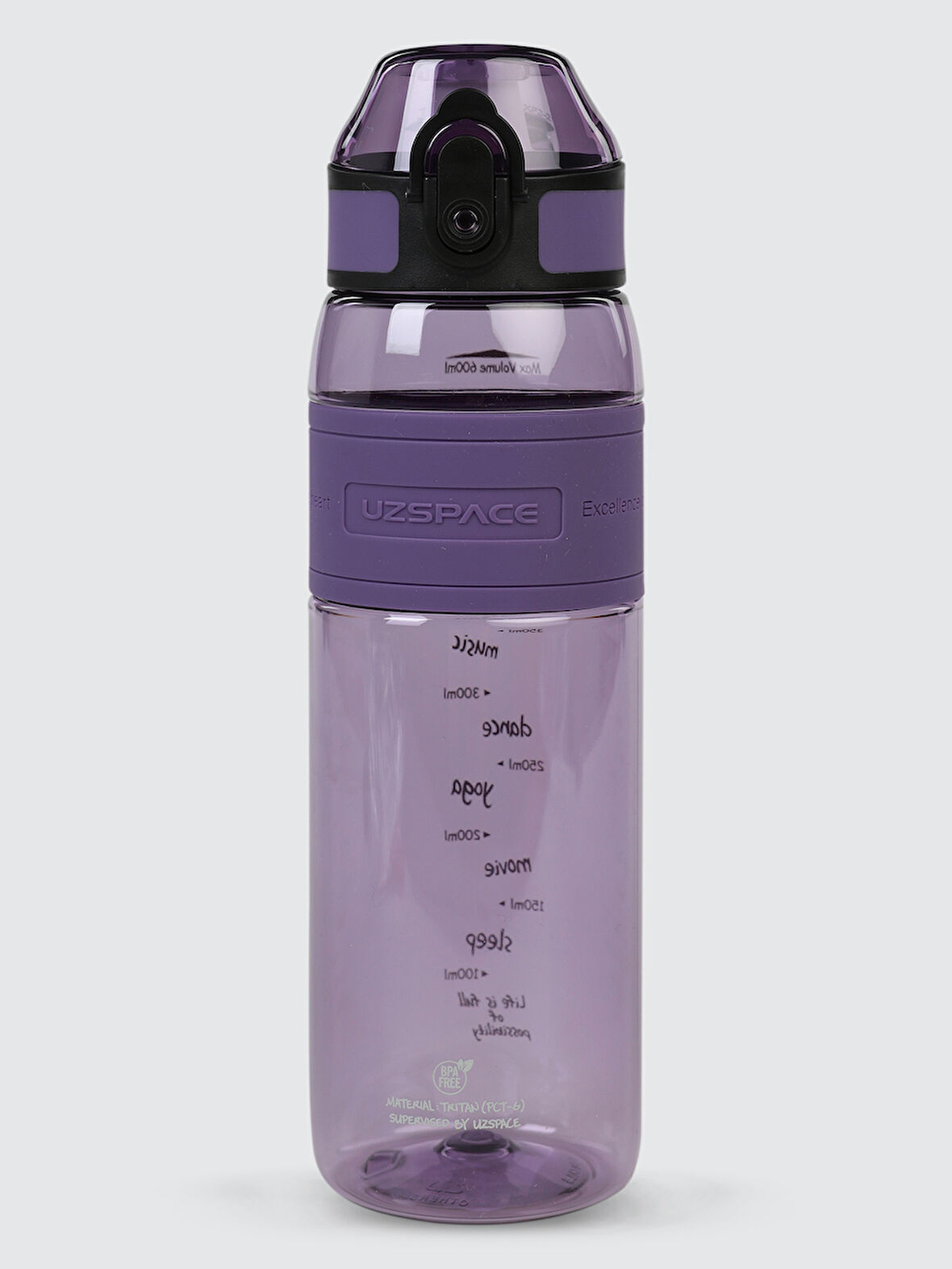 Uzspace Tritan Matara 600 ml Mor