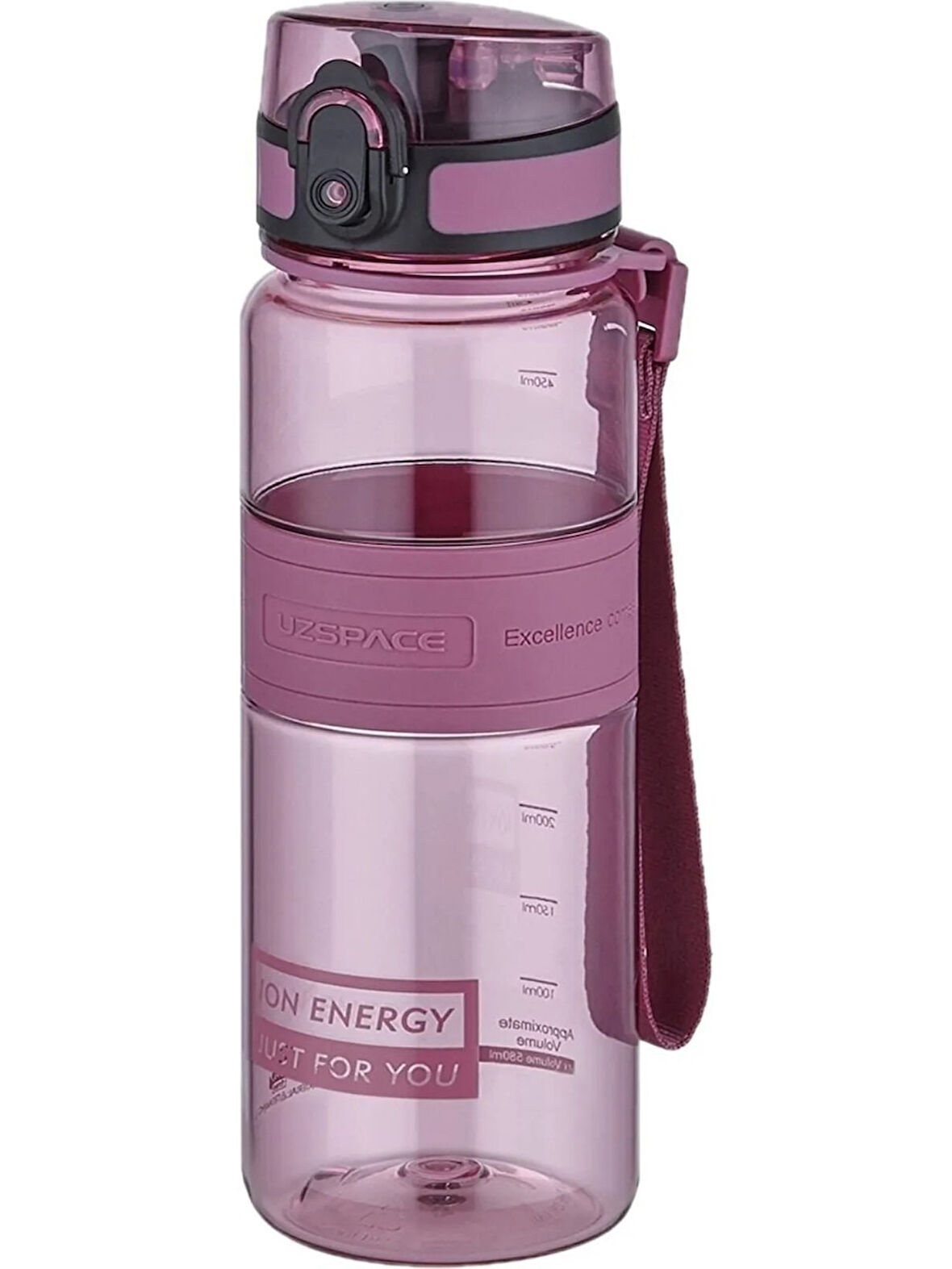 Uzspace Matara Tritan 500 Ml Plum Red Vgn5025