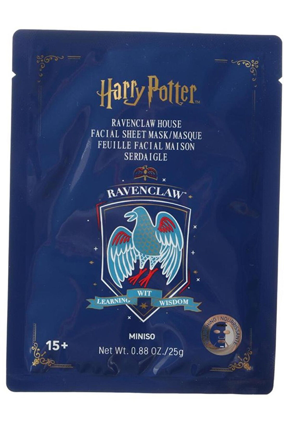 Harry Potter Lisanslı Kağıt Yüz Maskesi- Ravenclaw