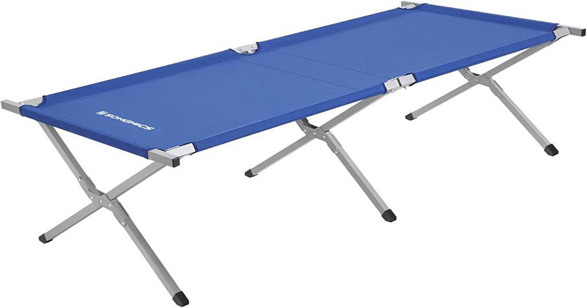 Songmics TÜV Rheinland Lisanslı 240 kg Taşıma Kapasiteli Portatif Kamp Yatağı, 210x72x45 CM Teşhir